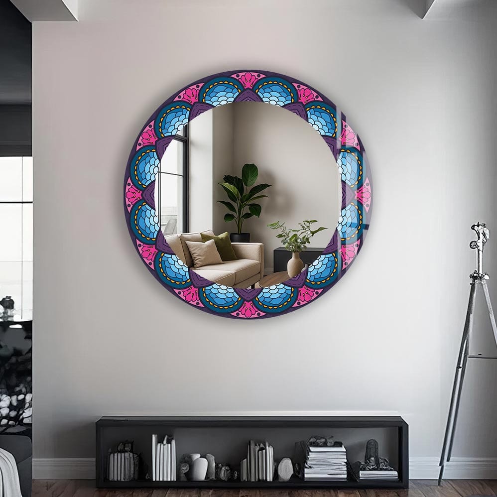 Artronauts Glass Print Mandala - Tempered Glass Mirror