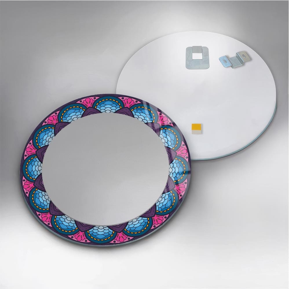 Artronauts Glass Print Mandala - Tempered Glass Mirror
