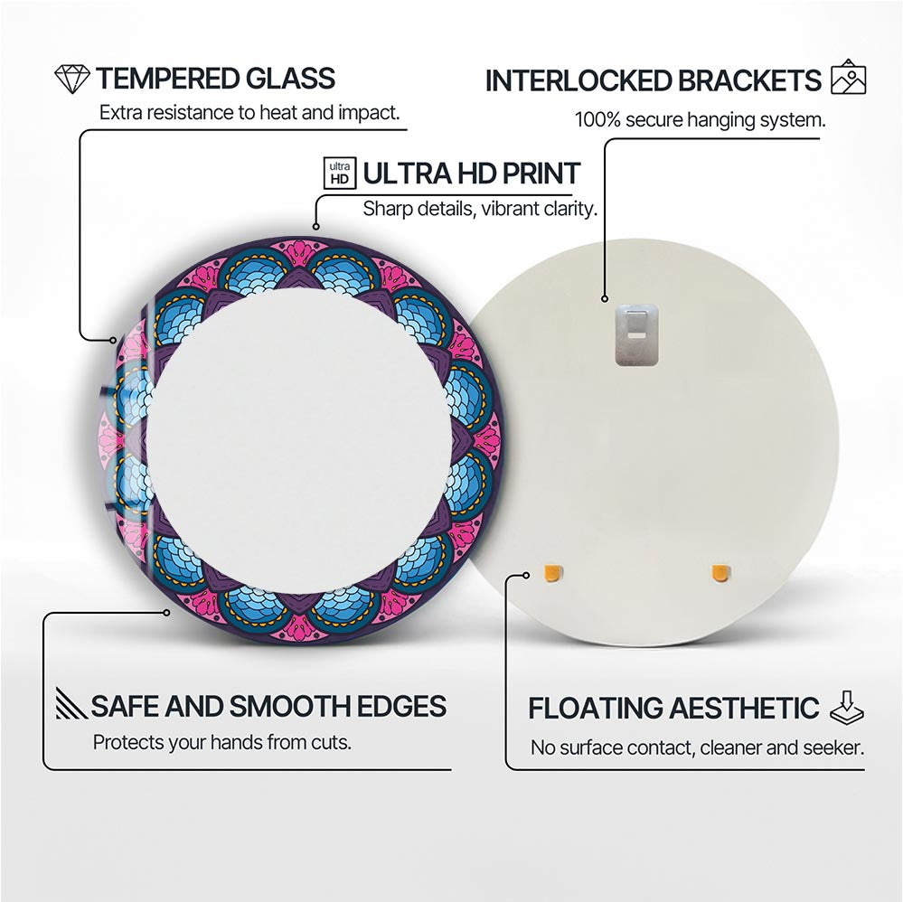 Mandala - Tempered Glass Mirror