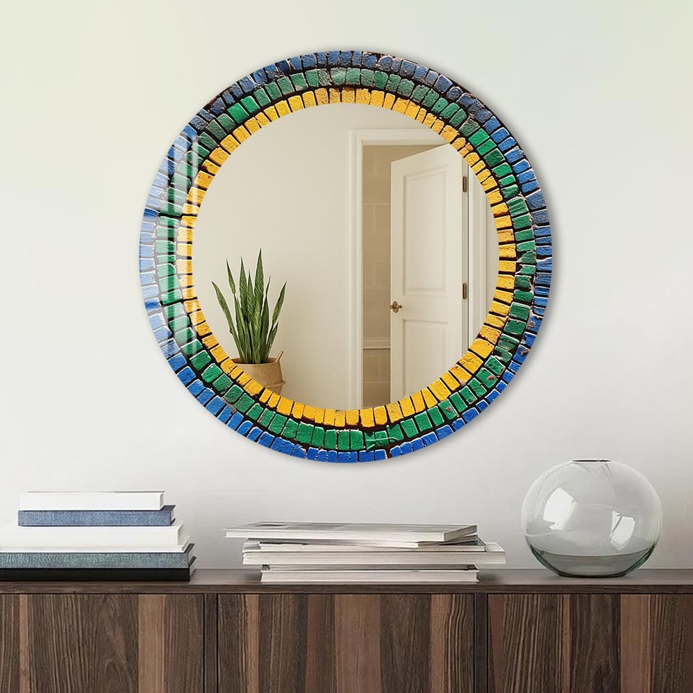 Artronauts Glass Print Mosaics - Tempered Glass Mirror