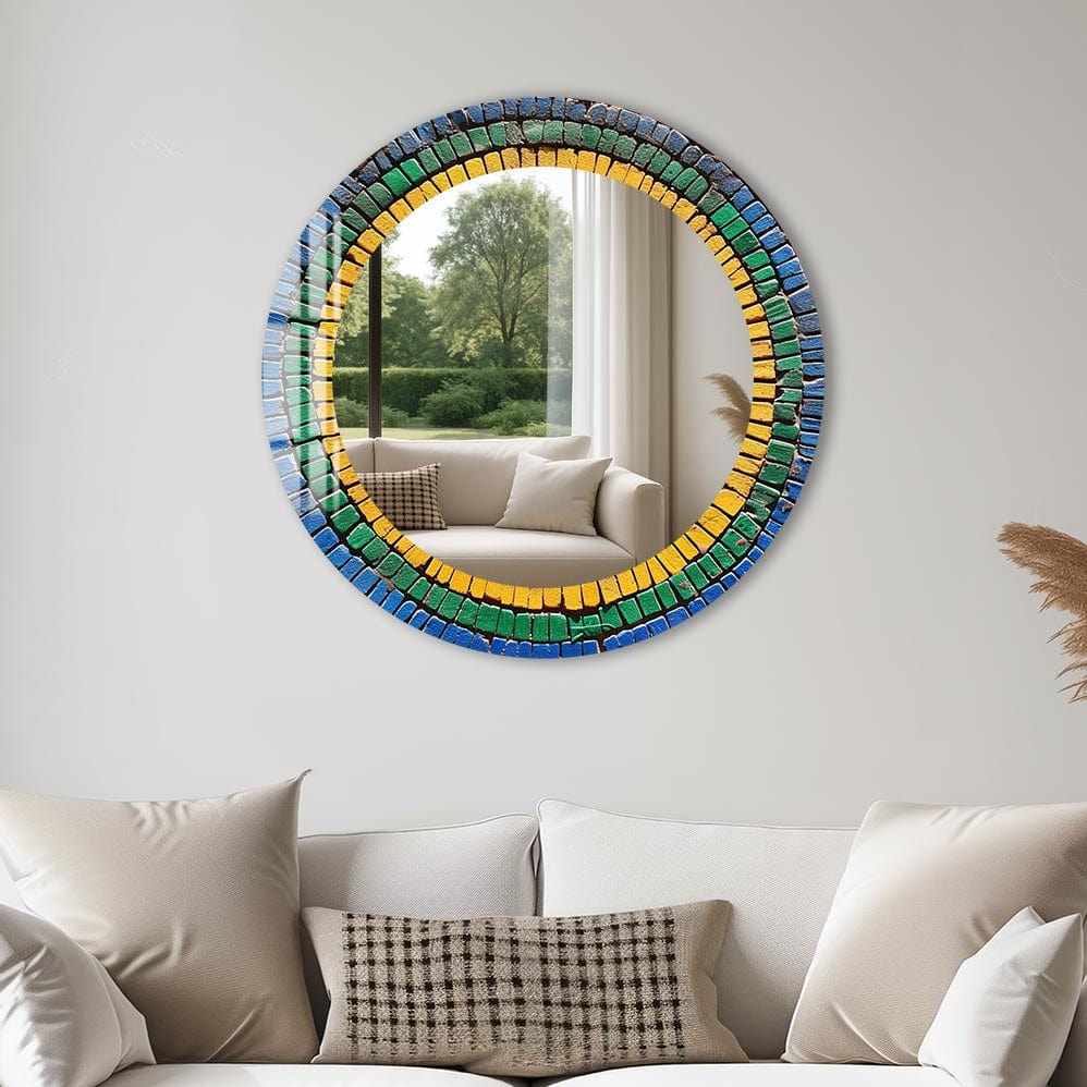 Artronauts Glass Print Mosaics - Tempered Glass Mirror