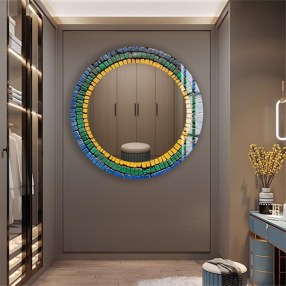 Artronauts Glass Print Mosaics - Tempered Glass Mirror