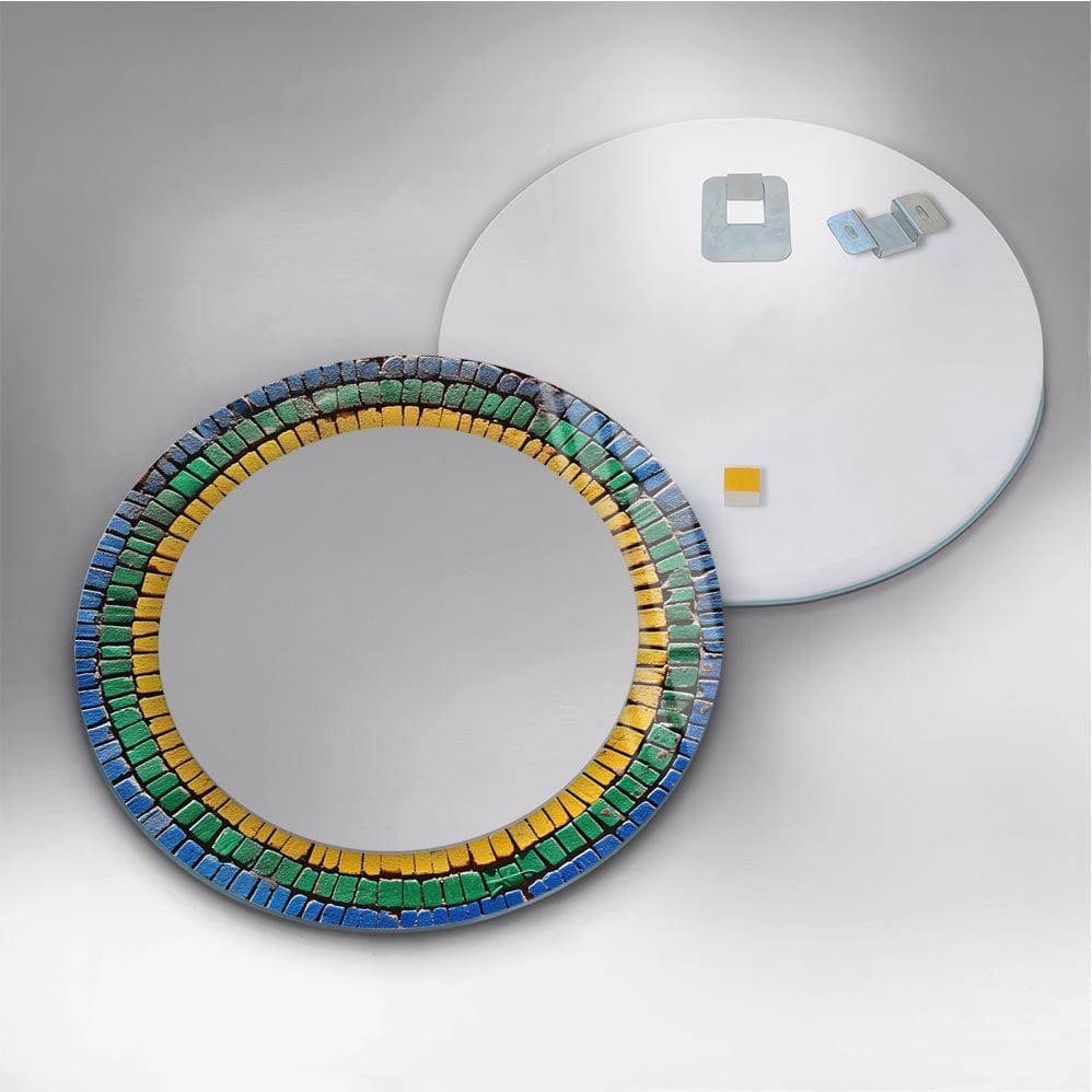 Artronauts Glass Print Mosaics - Tempered Glass Mirror