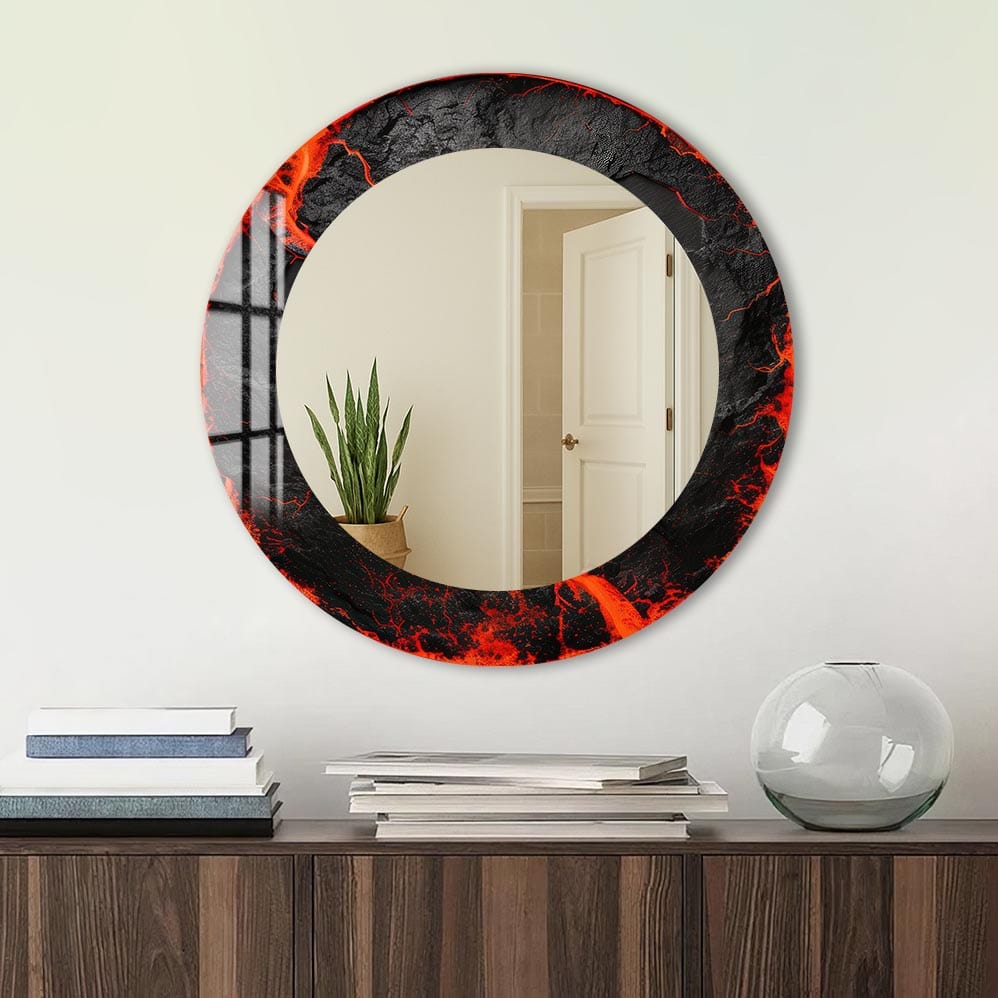 Artronauts Glass Print The Lava - Tempered Glass Mirror