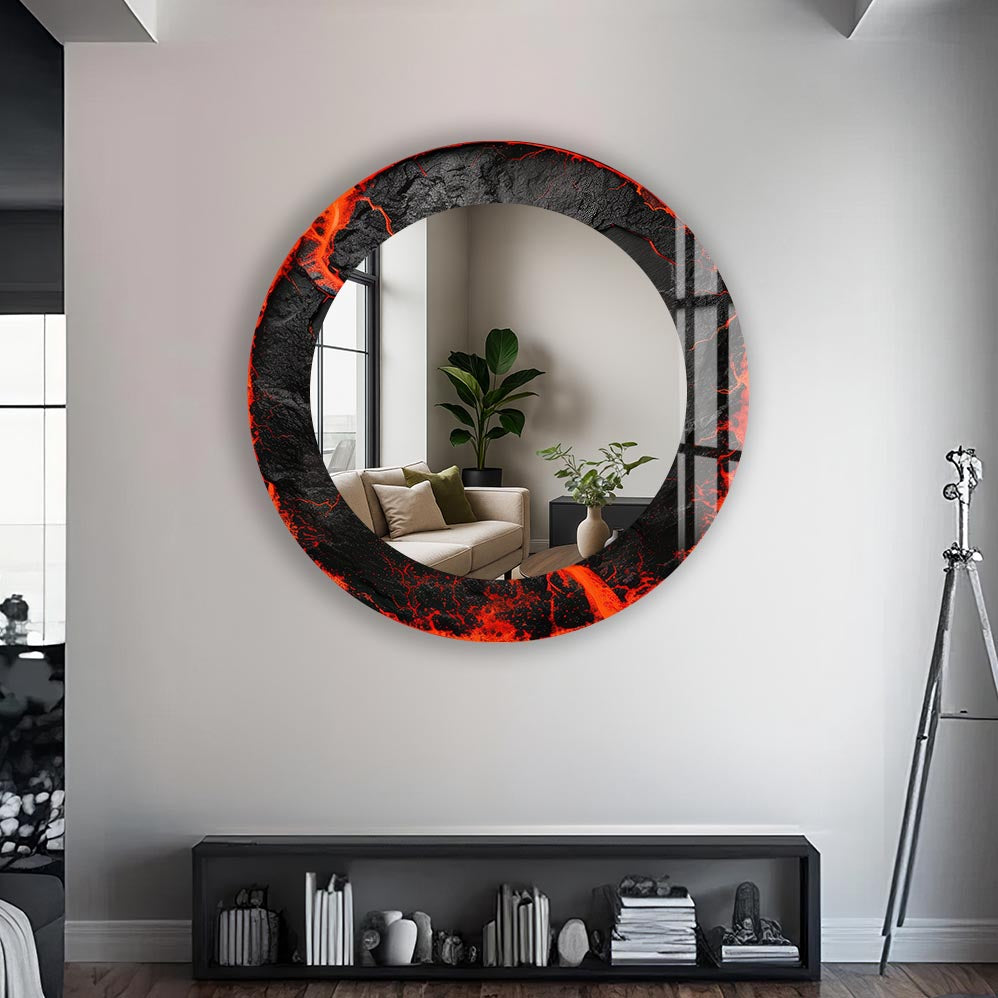 The Lava - Tempered Glass Mirror