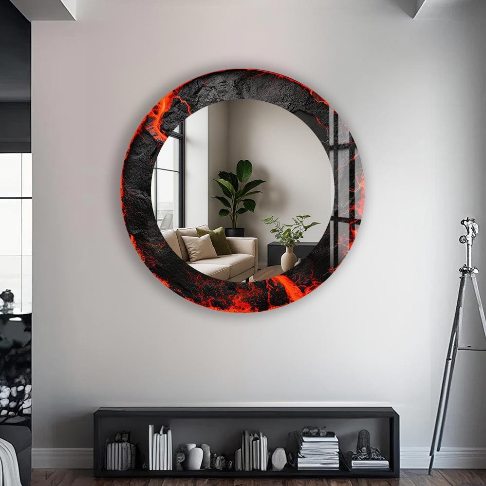 Artronauts Glass Print The Lava - Tempered Glass Mirror