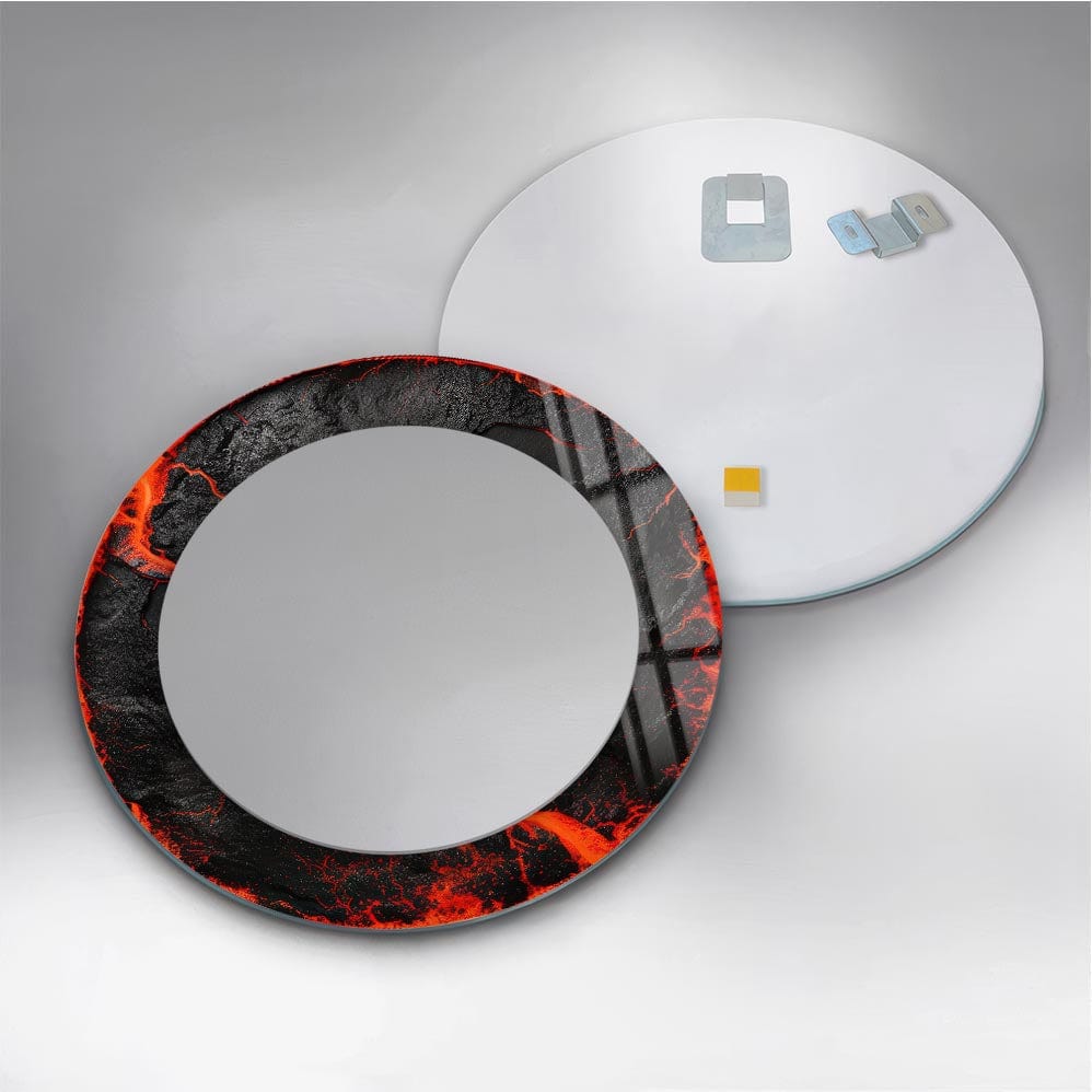 Artronauts Glass Print The Lava - Tempered Glass Mirror