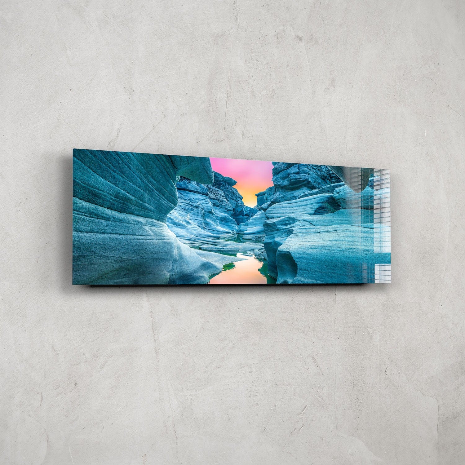 Artronauts Glass Print 92x36cm Tasyaran Valley - Panoramic