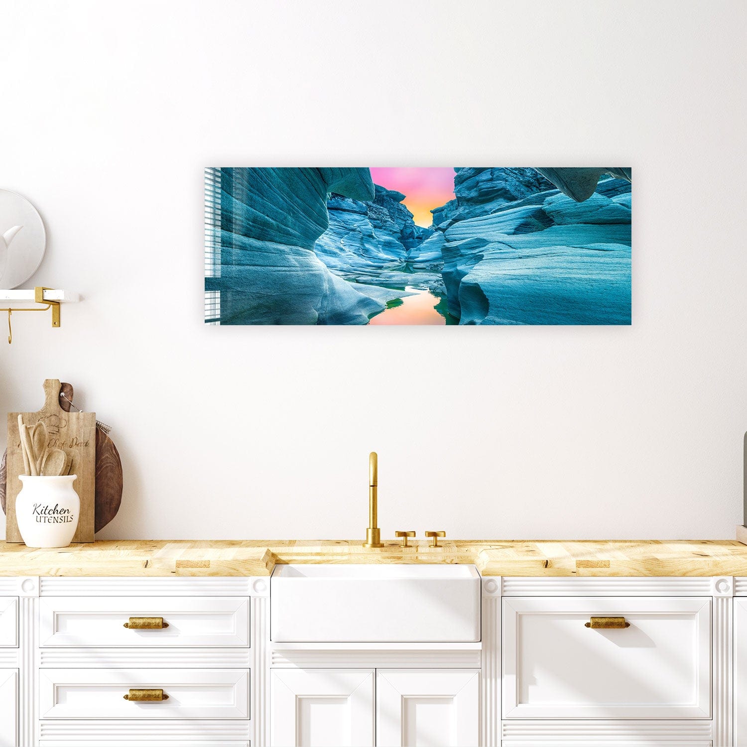 Artronauts Glass Print 92x36cm Tasyaran Valley - Panoramic
