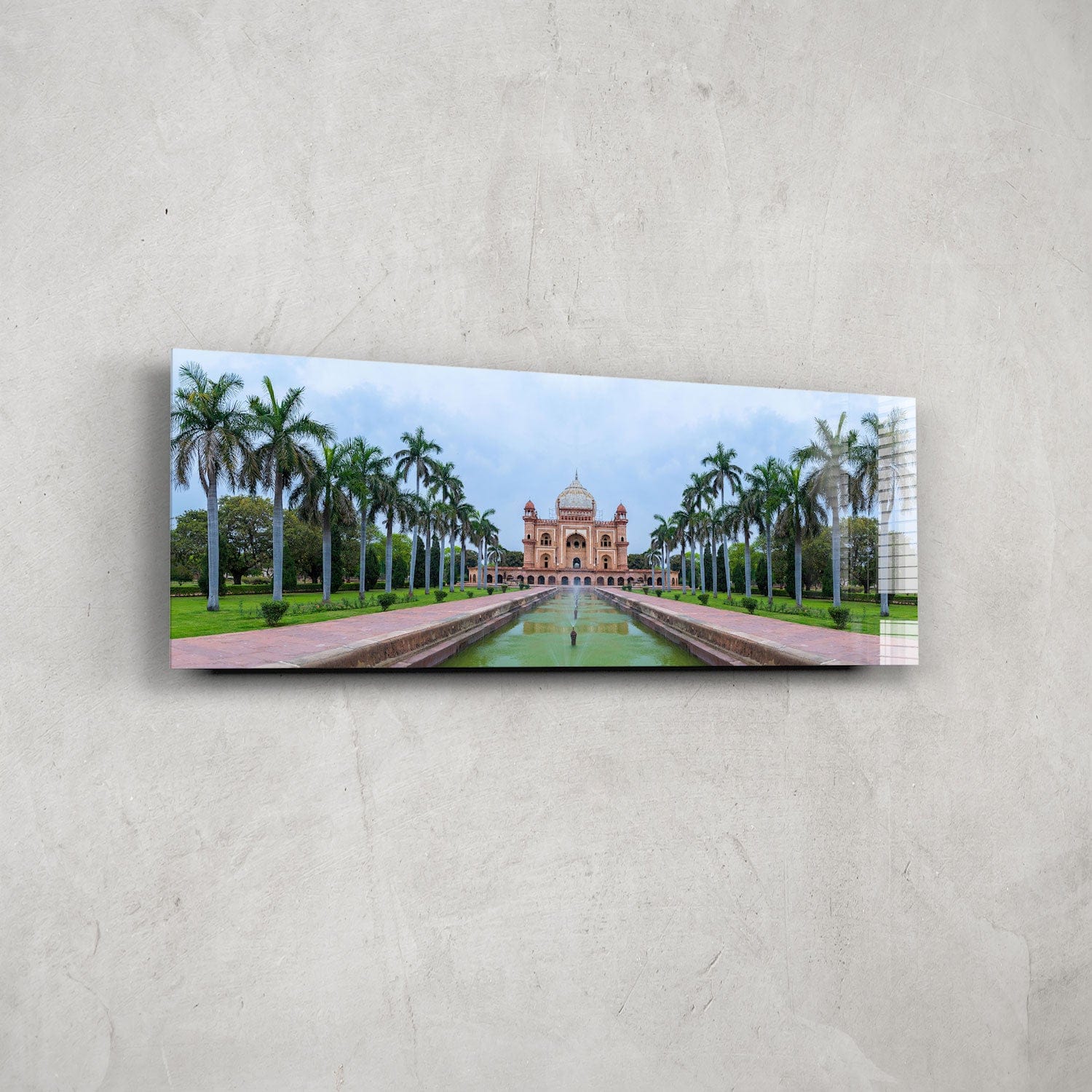 Artronauts Glass Print 92x36cm Taj Mahal - Panoramic