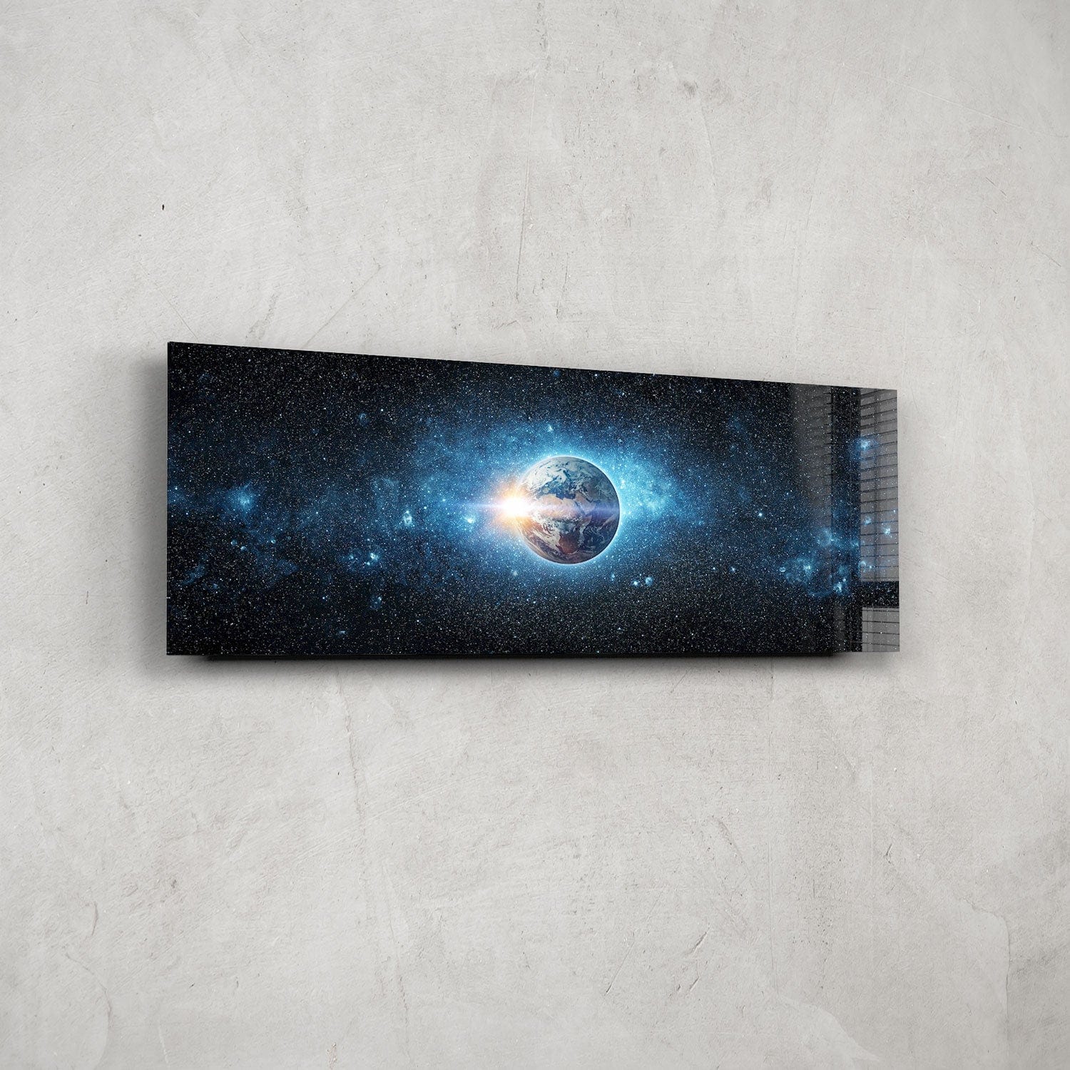 Artronauts Glass Print 92x36cm The Earth - Panoramic