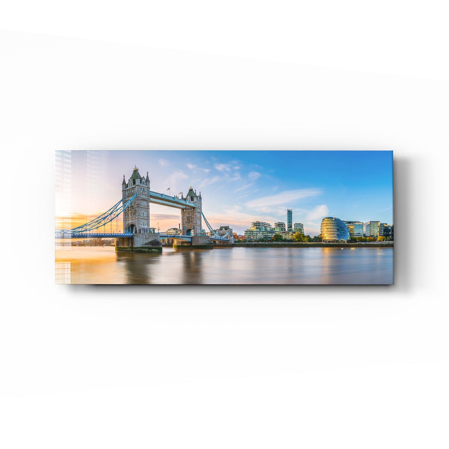 Artronauts Glass Print 92x36cm Tower Bridge, London - Panoramic