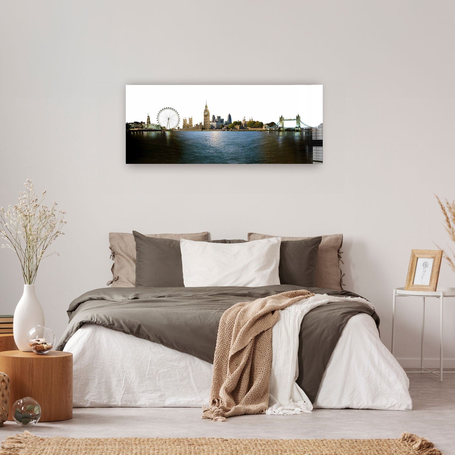 Artronauts Glass Print 92x36cm London - Panoramic