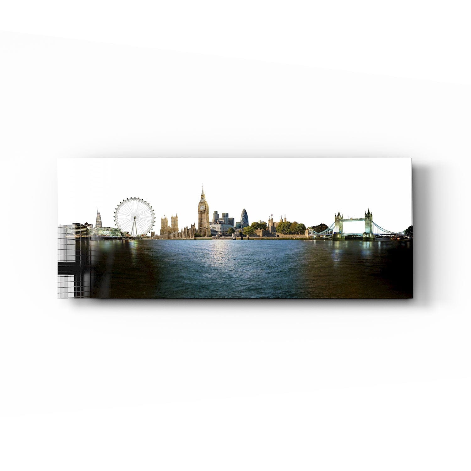 Artronauts Glass Print 92x36cm London - Panoramic