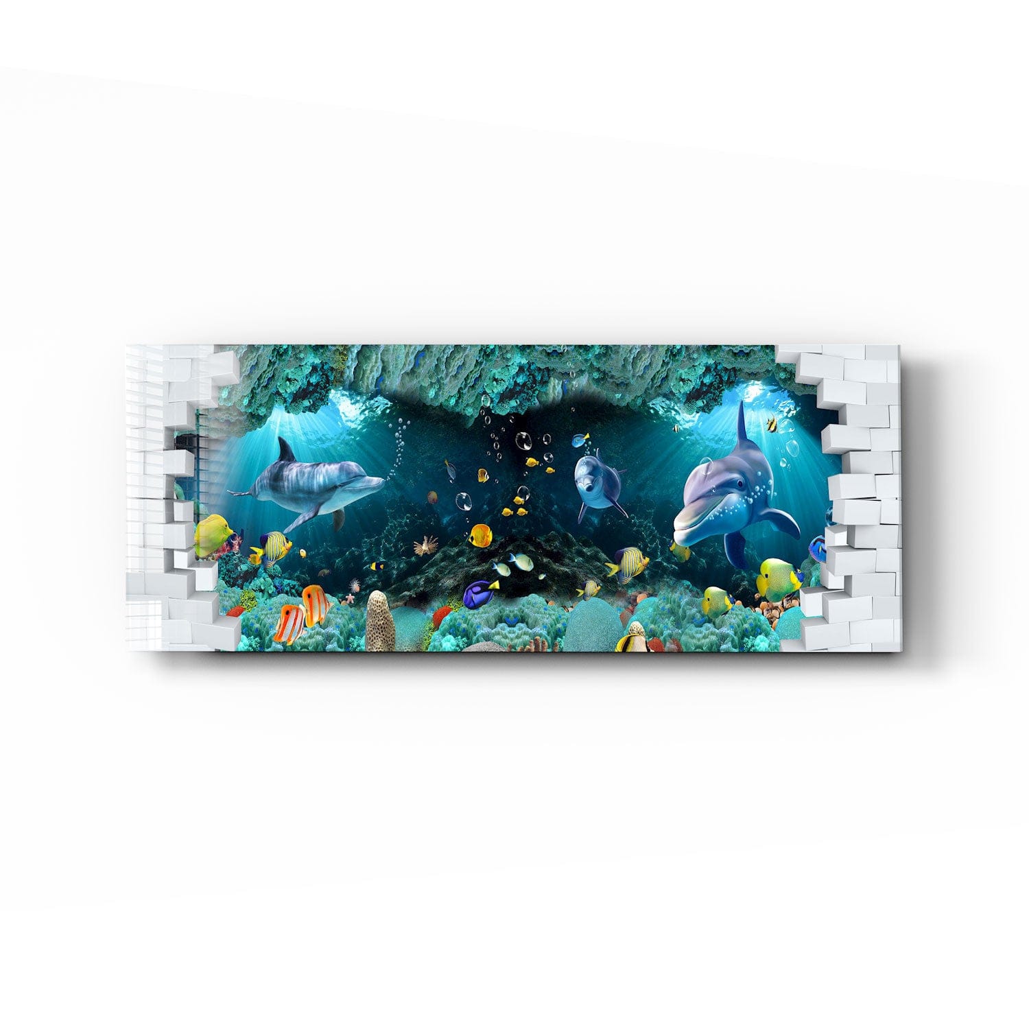 Artronauts Glass Print 92x36cm Under The Sea - Panoramic
