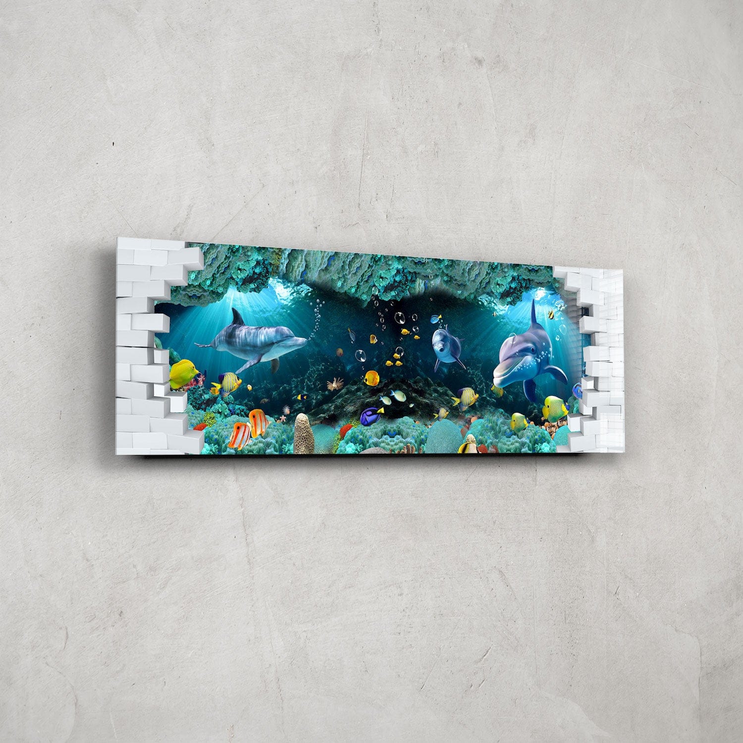 Artronauts Glass Print 92x36cm Under The Sea - Panoramic