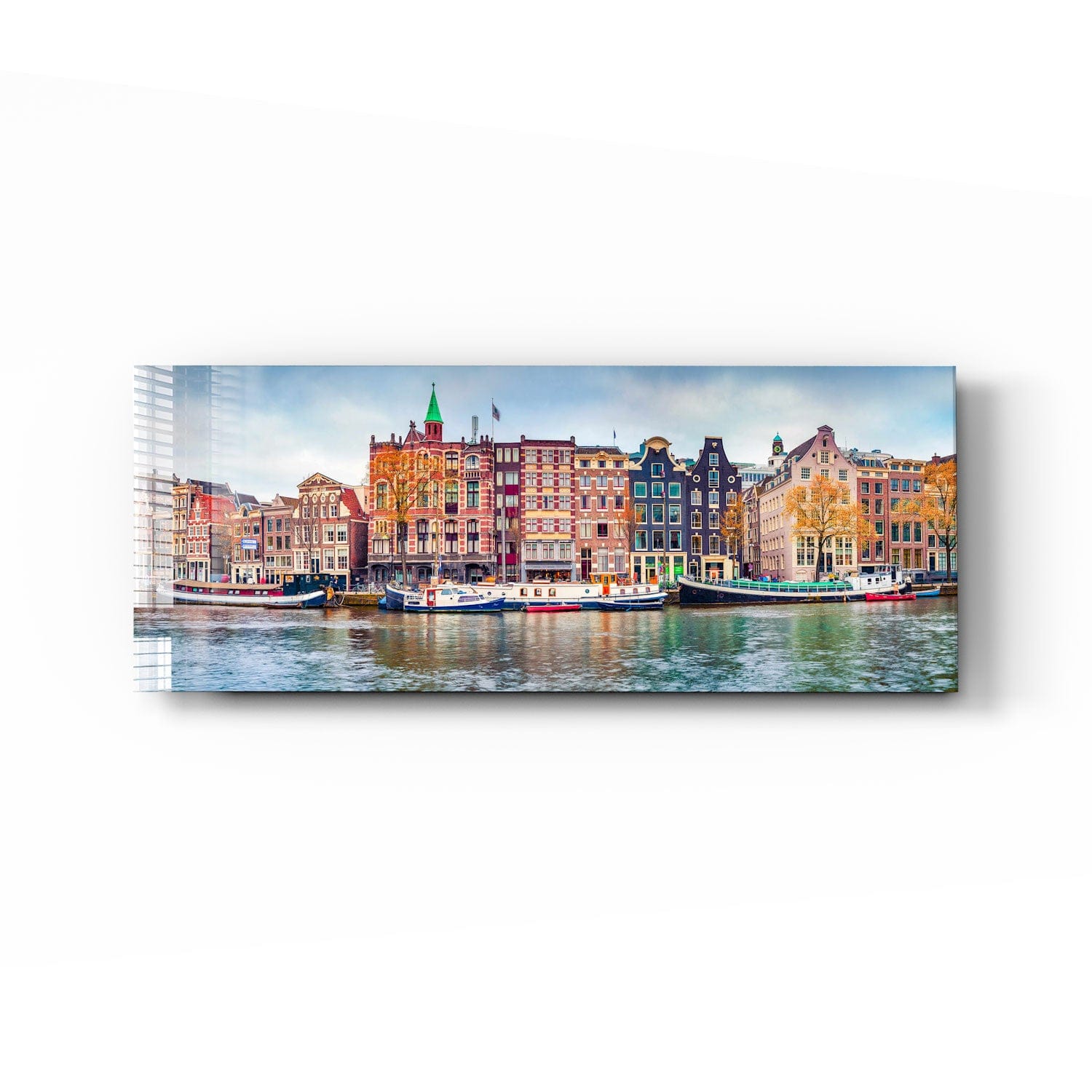 Artronauts Glass Print 92x36cm Amsterdam - Panoramic