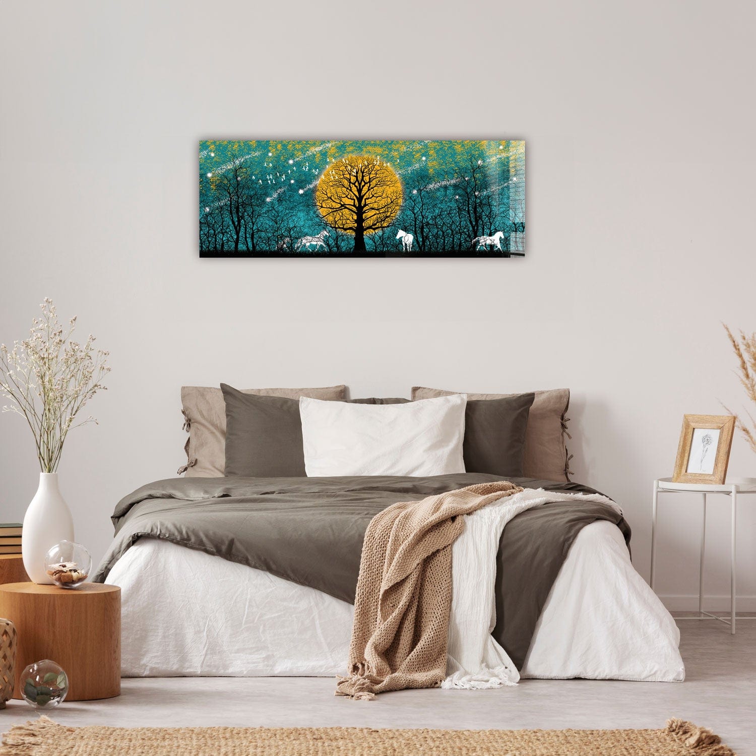 Artronauts Glass Print 92x36cm Sunrise - Panoramic