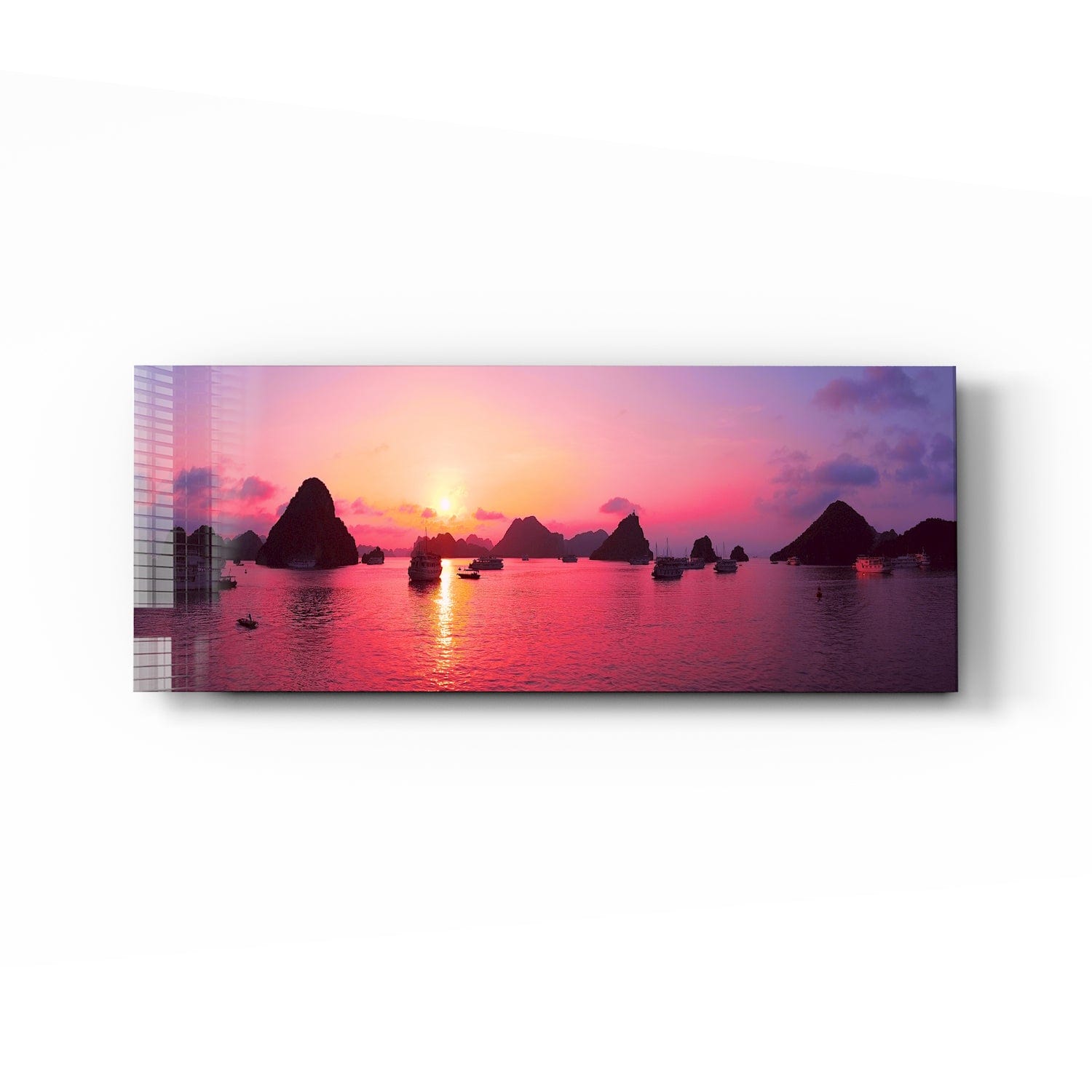 Artronauts Glass Print 92x36cm Chasing Sunset - Panoramic