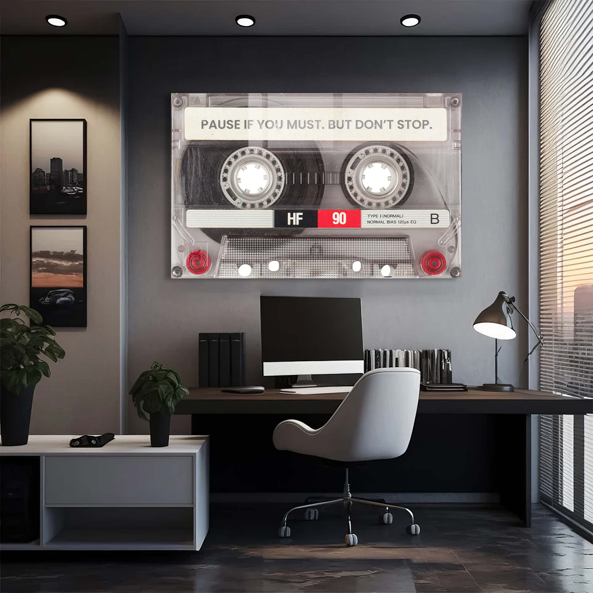 Artronauts Glass Print Pause If You Must - Tempered Glass Wall Art