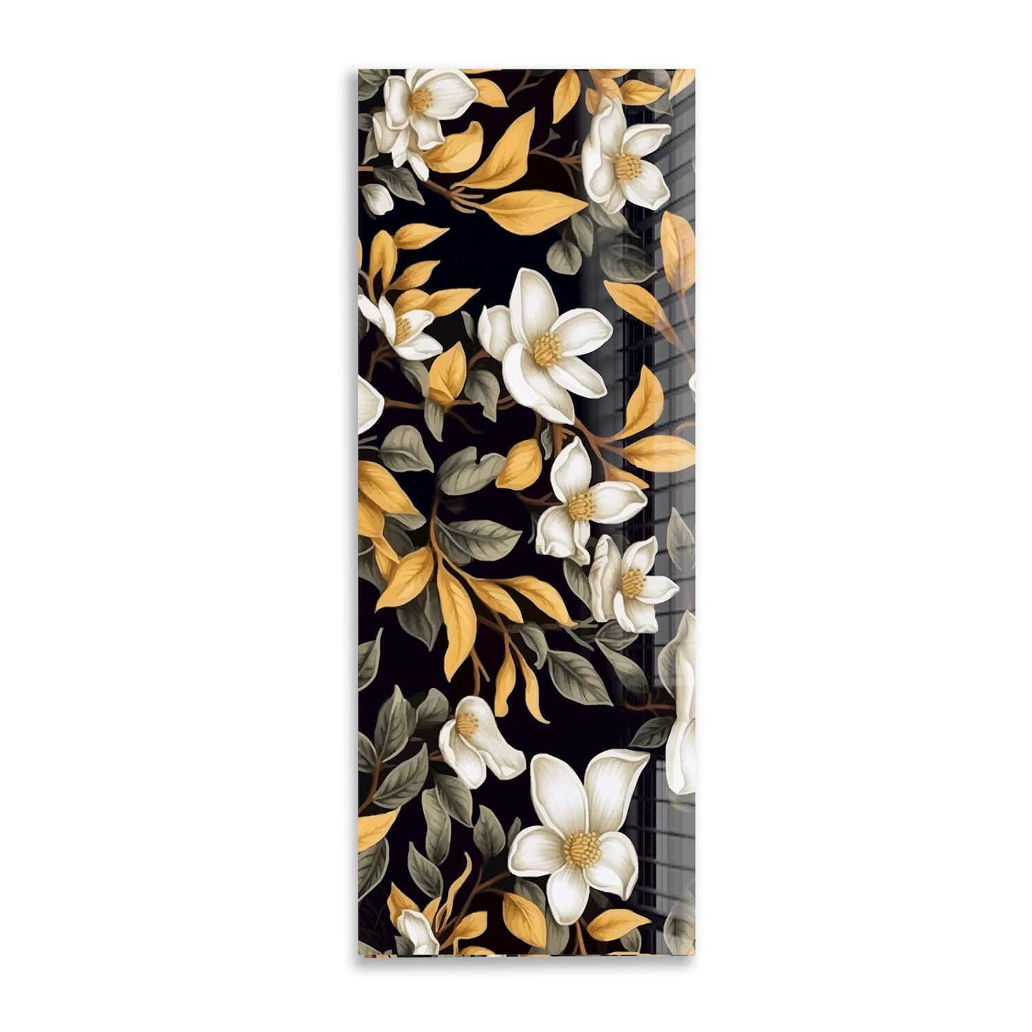 Artronauts Glass Print 92x36cm Soft Flowers - Panoramic