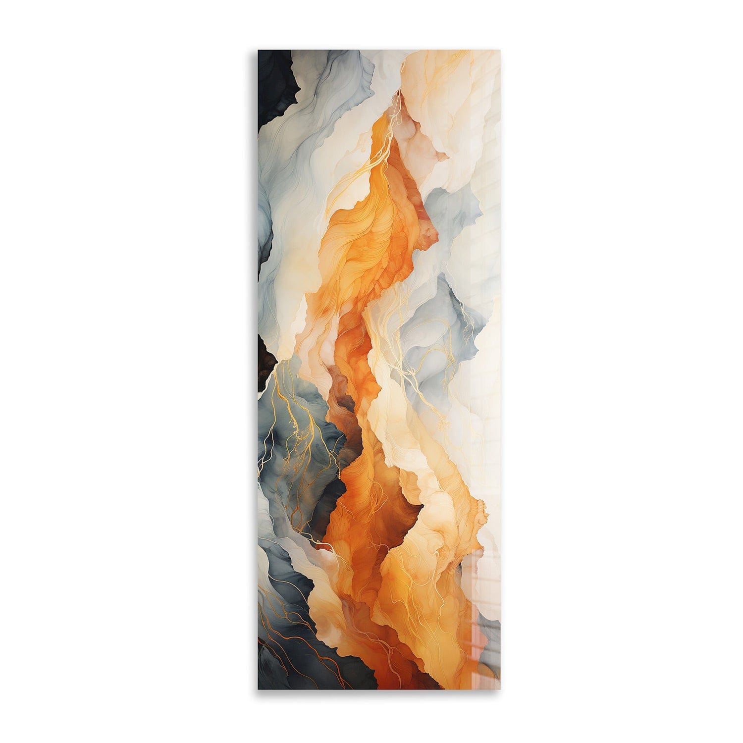 Artronauts Glass Print 92x36cm Golden Chaos - Panoramic