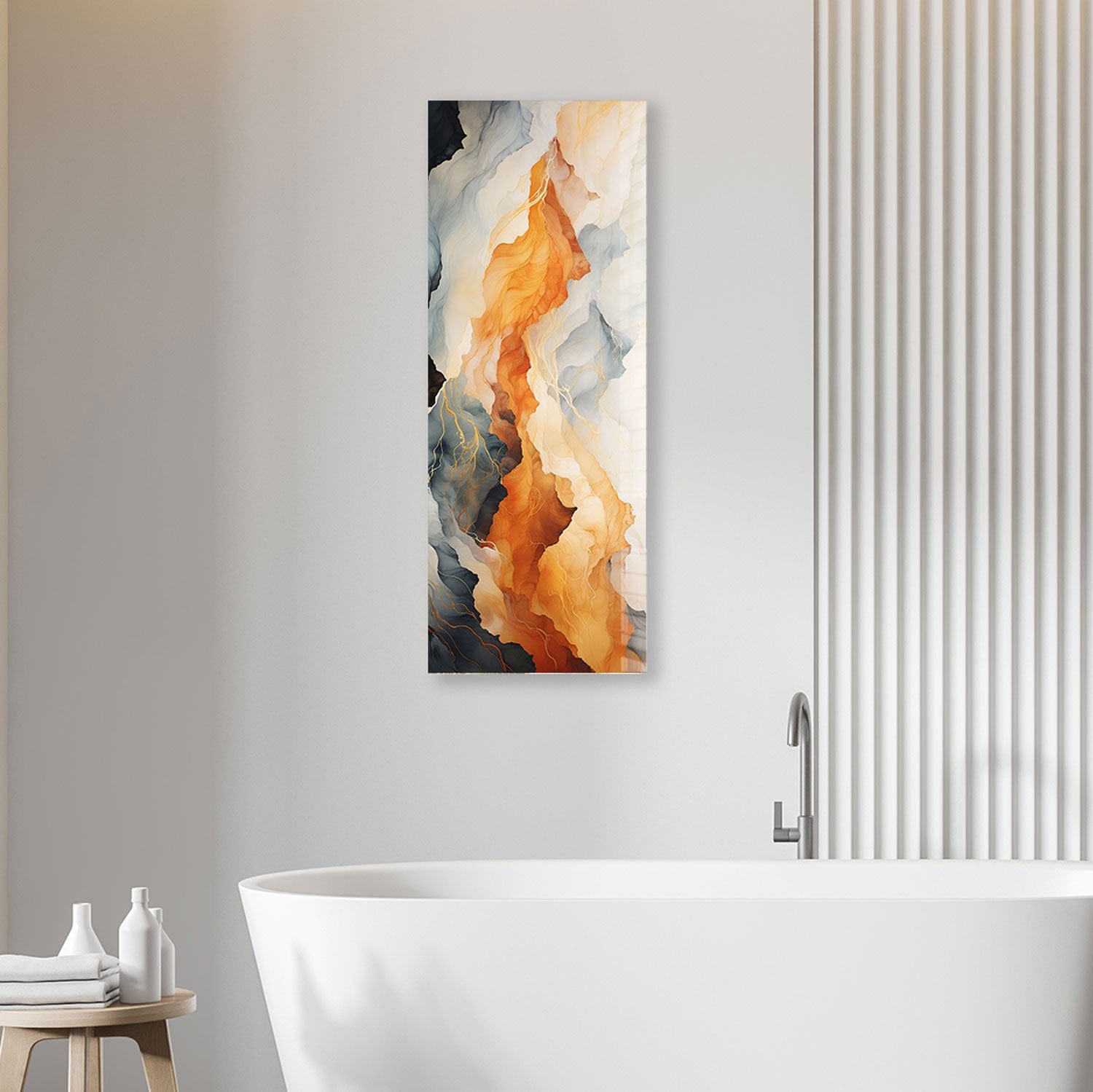 Artronauts Glass Print 92x36cm Golden Chaos - Panoramic