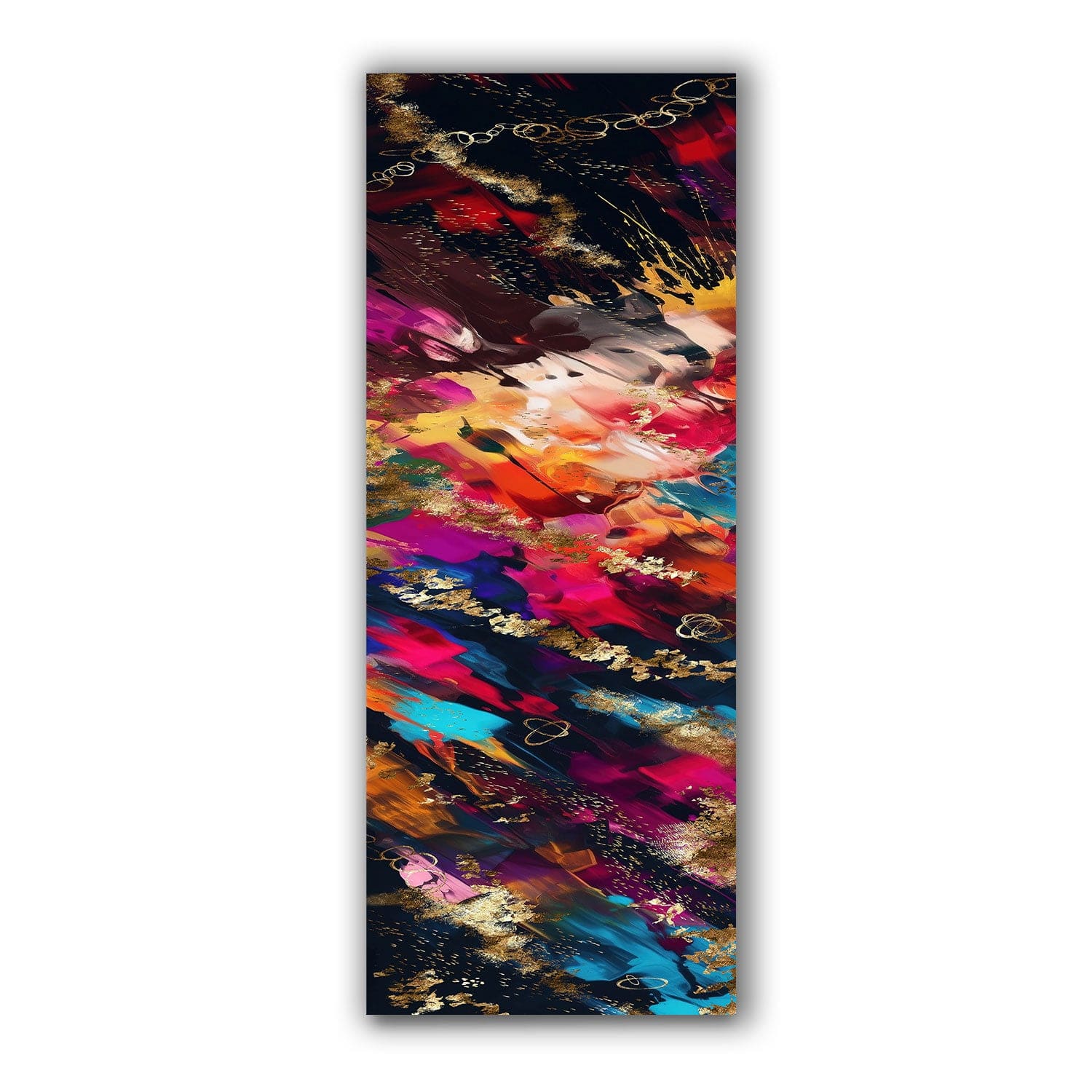 Artronauts Glass Print 92x36cm Falling Abstract - Panoramic