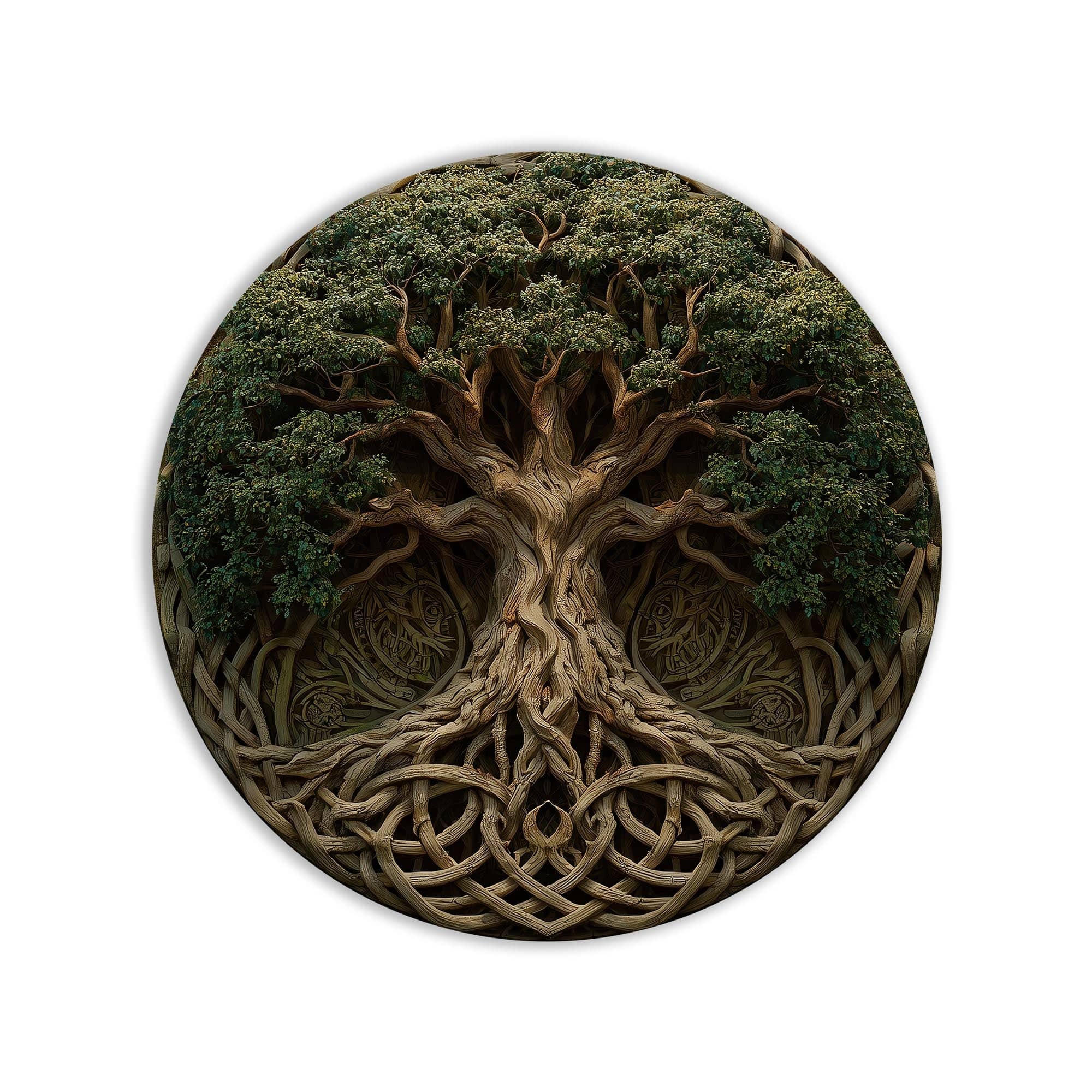 Artronauts Glass Print Celtic Knot Tree - Tempered Glass Wall Art