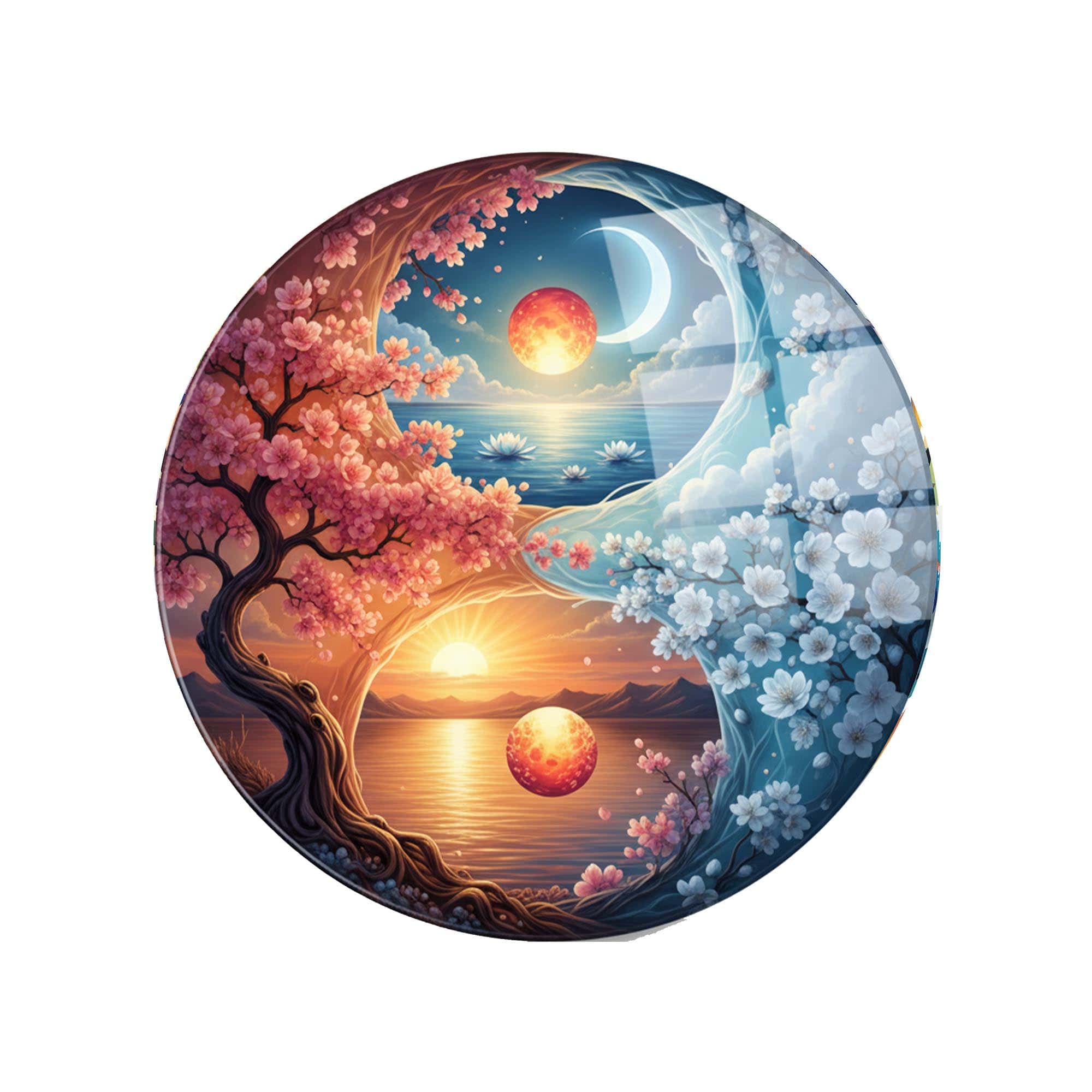 Artronauts Glass Print Tree Of Life Glass Wall Art