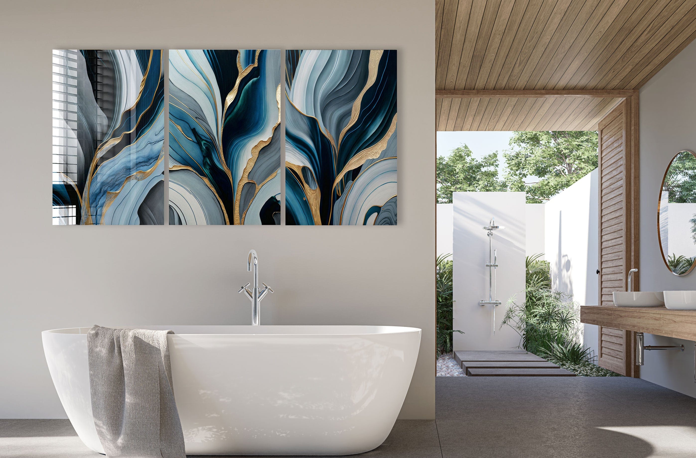 Artronauts Glass Print Magnificence - Trinity
