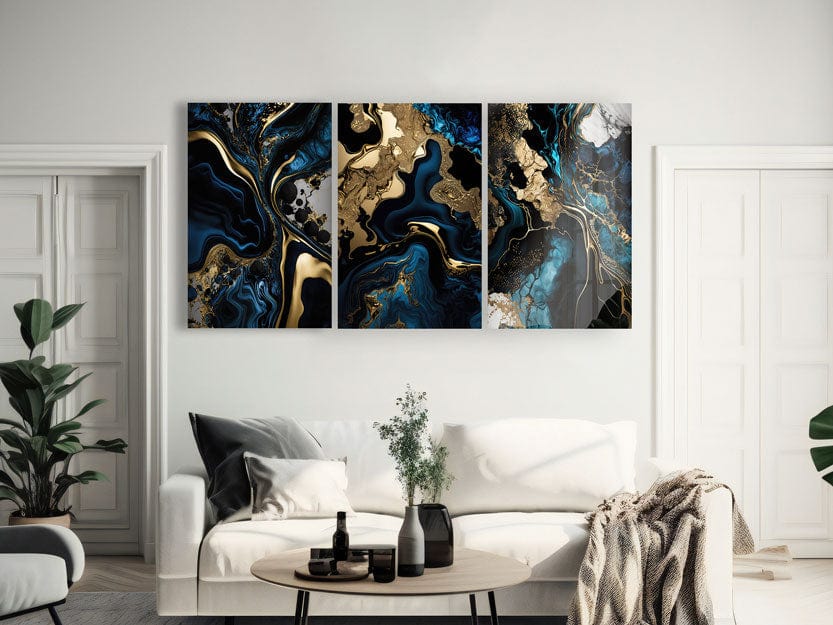 Artronauts Glass Print Earth Abstract - Trinity