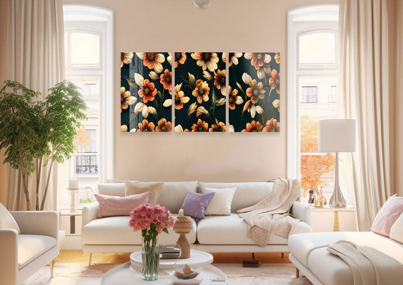 Artronauts Glass Print Flowers - Trinity