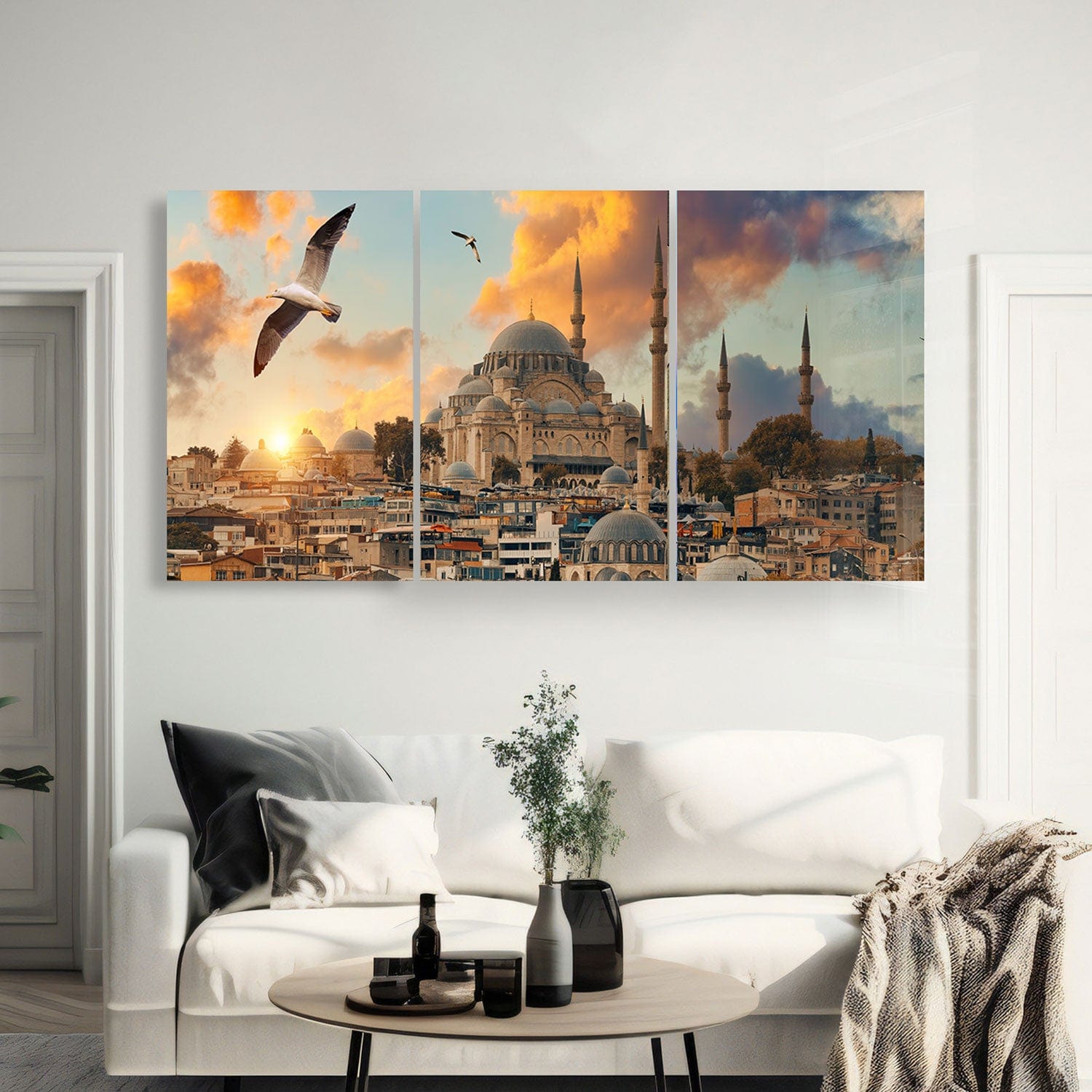 Artronauts Glass Print 210 x 110 cm Blue Mosque - Trinity