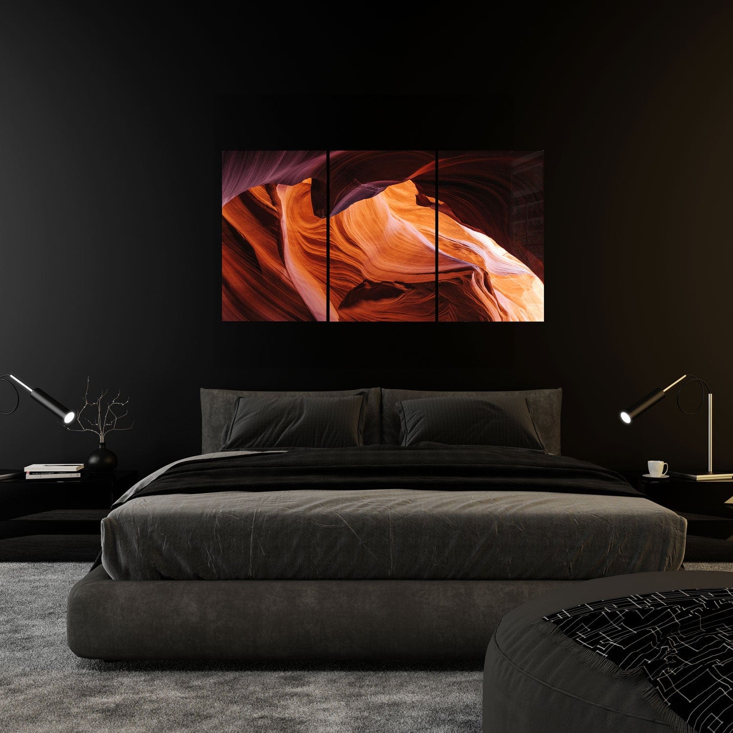 Artronauts Glass Print 138 x 72 cm Canyon - Trinity