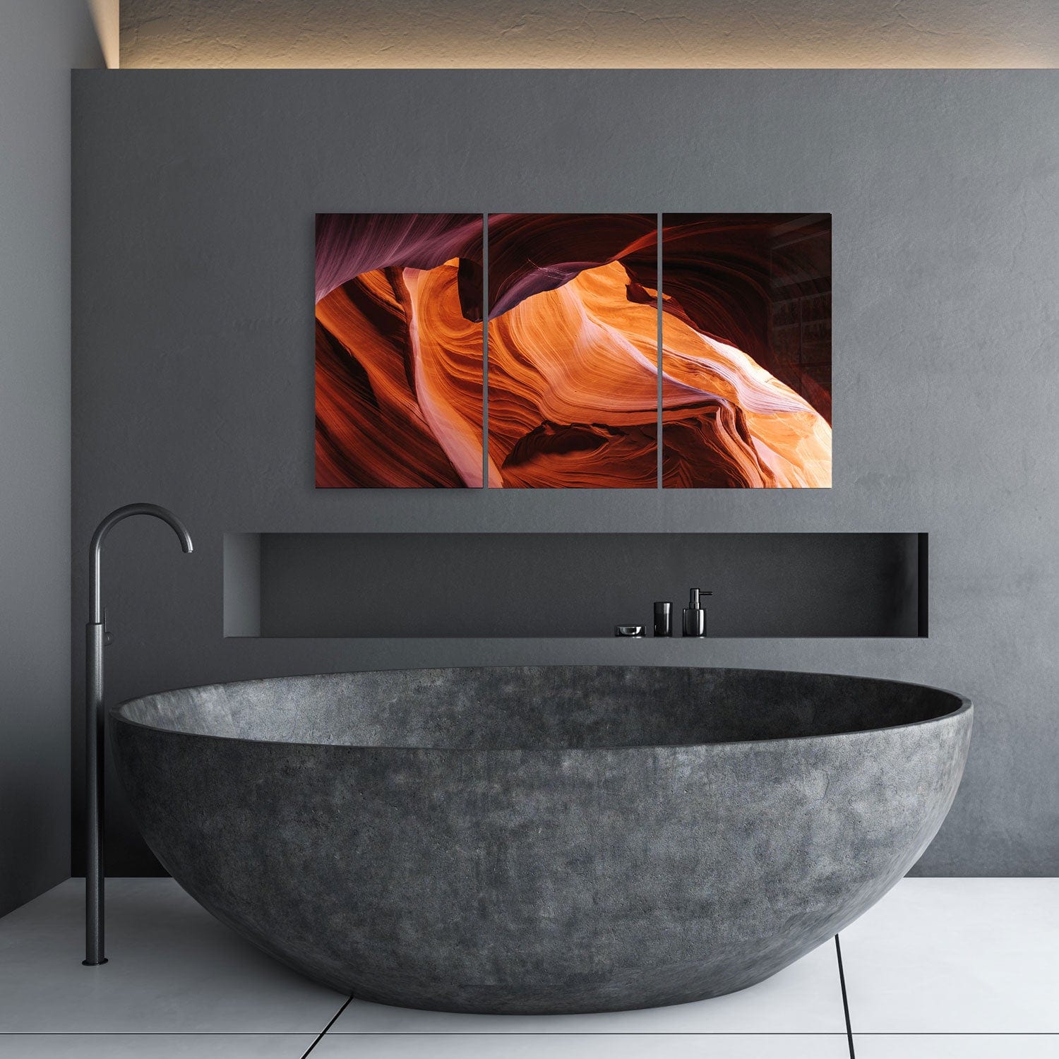 Artronauts Glass Print Canyon - Trinity