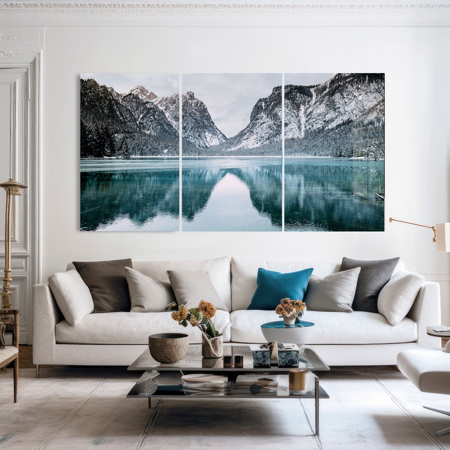 Artronauts Glass Print 210 x 110 cm Cold Mountains - Trinity