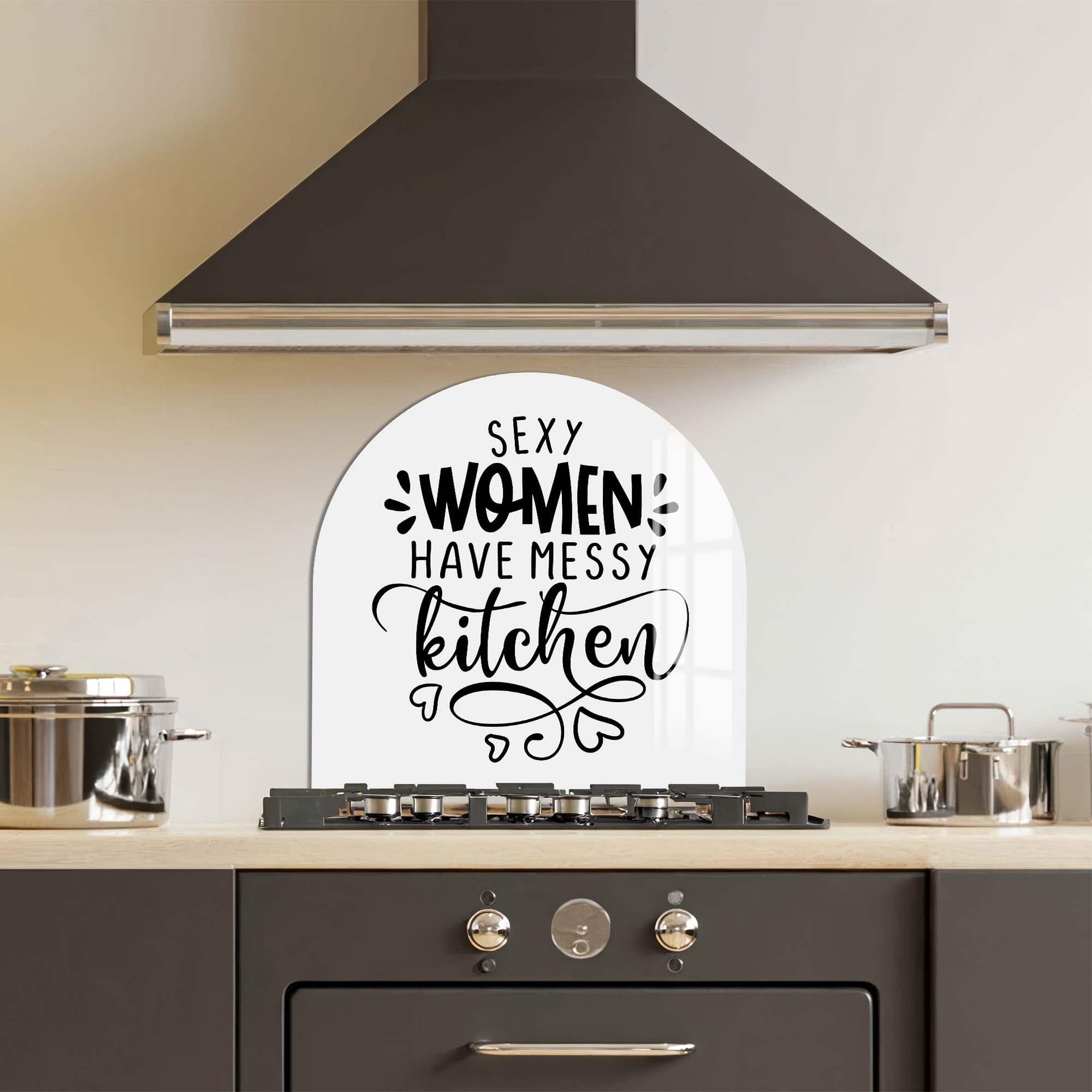Artronauts Glass Print Sexy Women - Glass Splashback