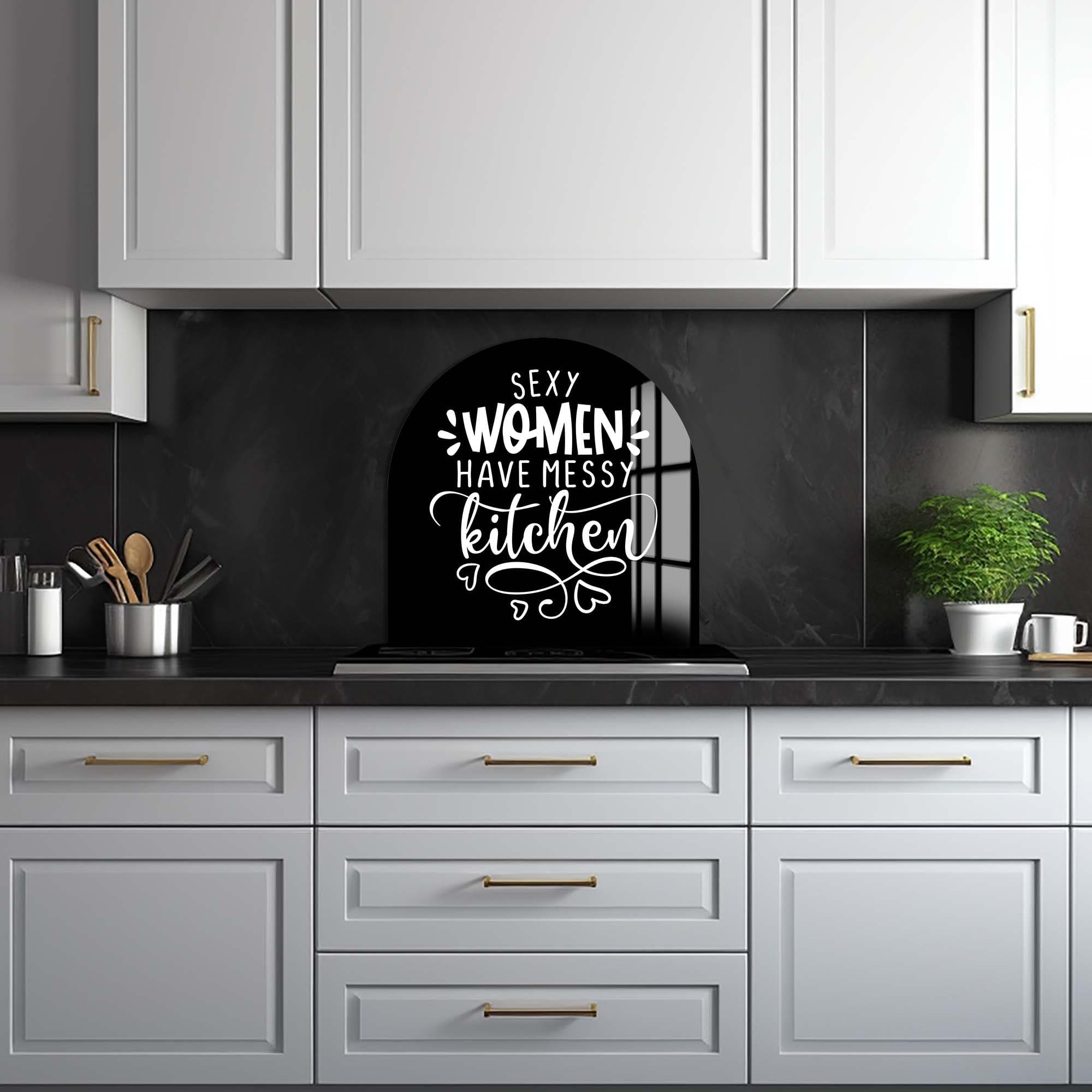 Artronauts Glass Print Sexy Women II - Glass Splashback