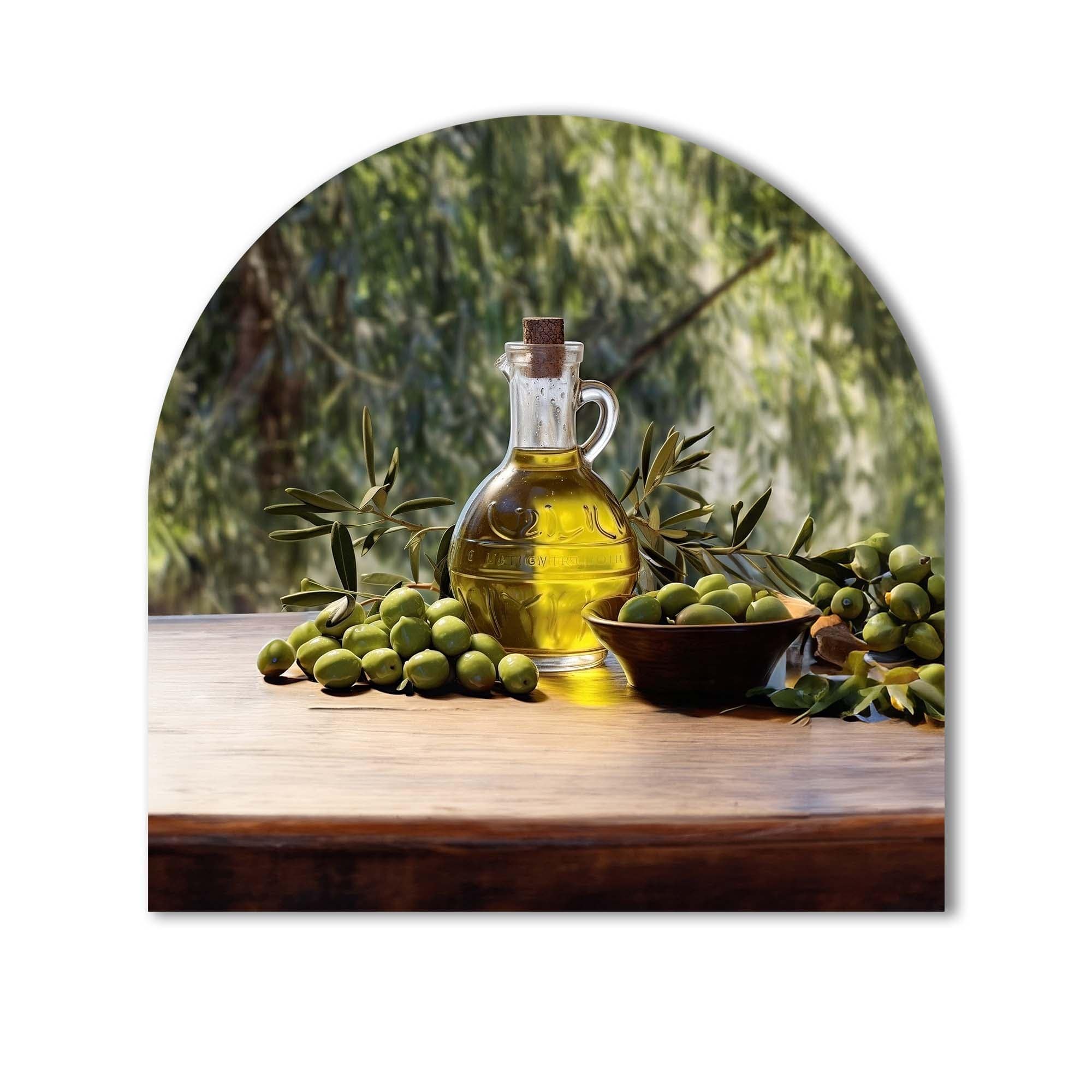Artronauts Glass Print Olive Oil II - Glass Splashback