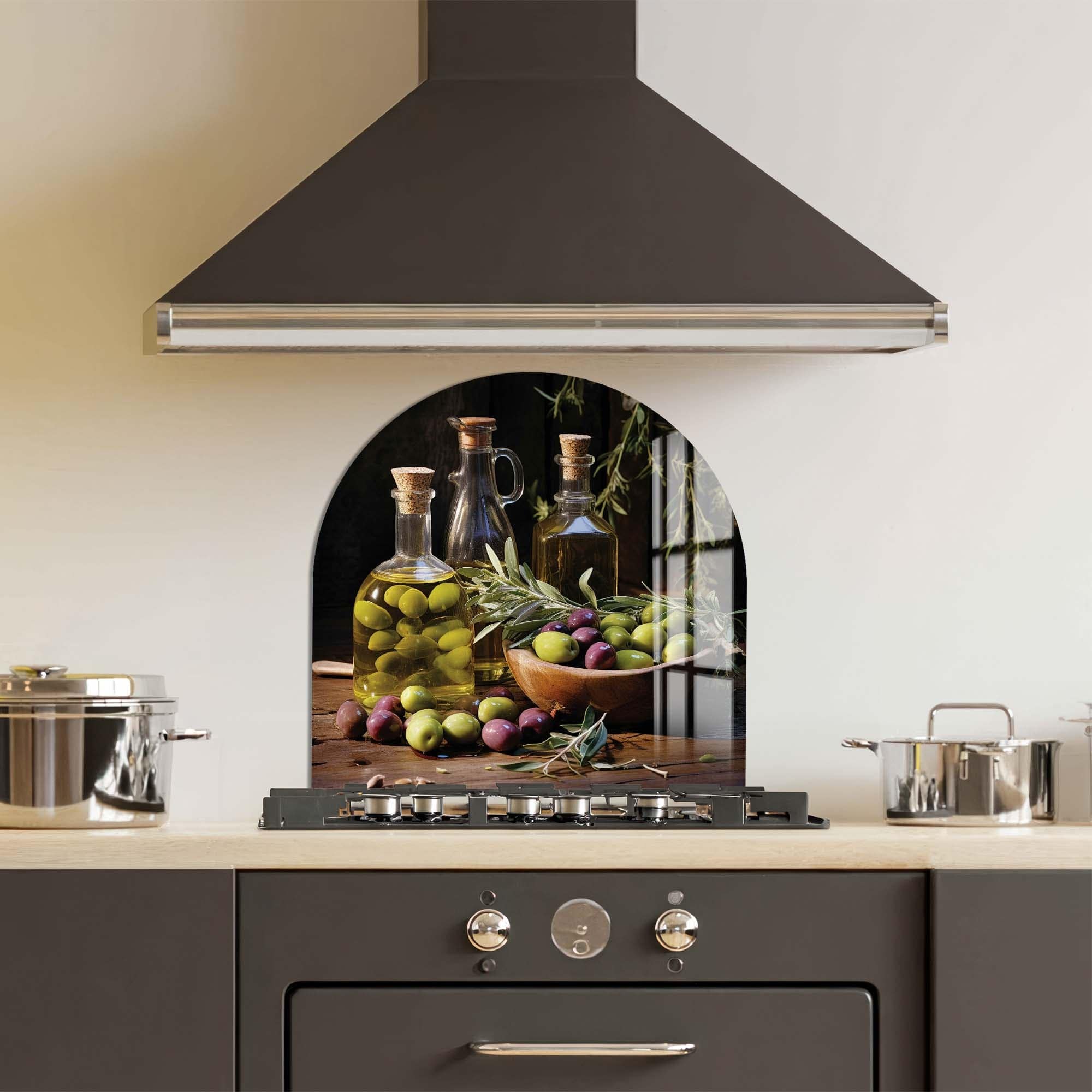 Artronauts Glass Print Olive Oil III - Glass Splashback