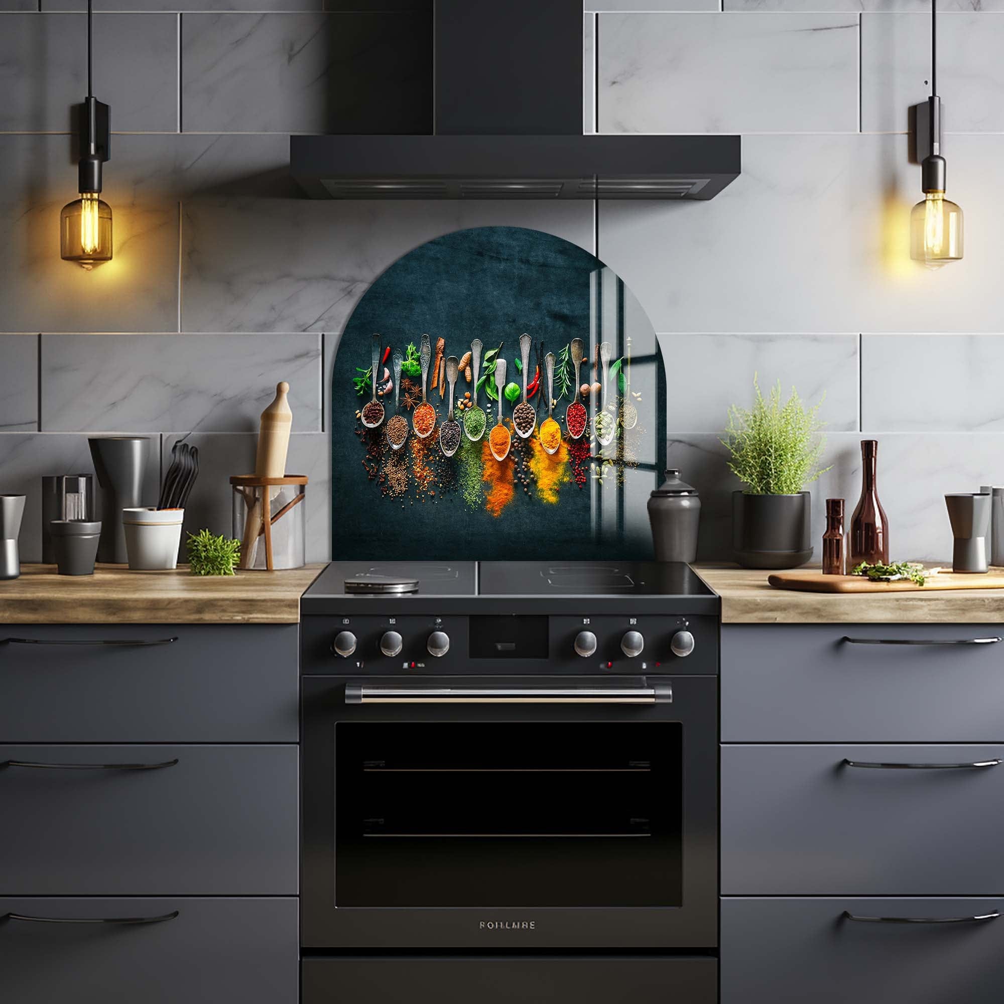 Artronauts Glass Print The Spices - Glass Splashback