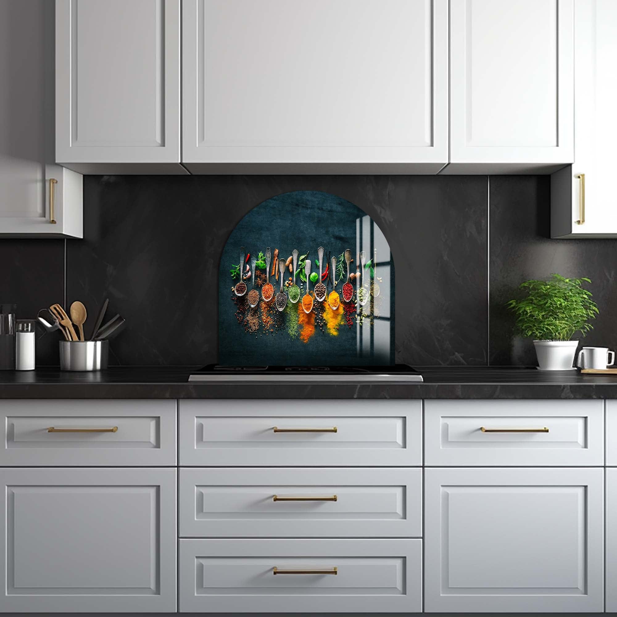 Artronauts Glass Print The Spices - Glass Splashback