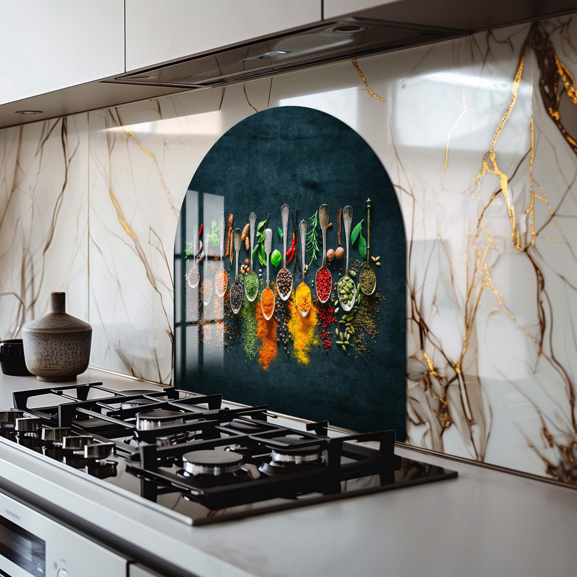 Artronauts Glass Print The Spices - Glass Splashback