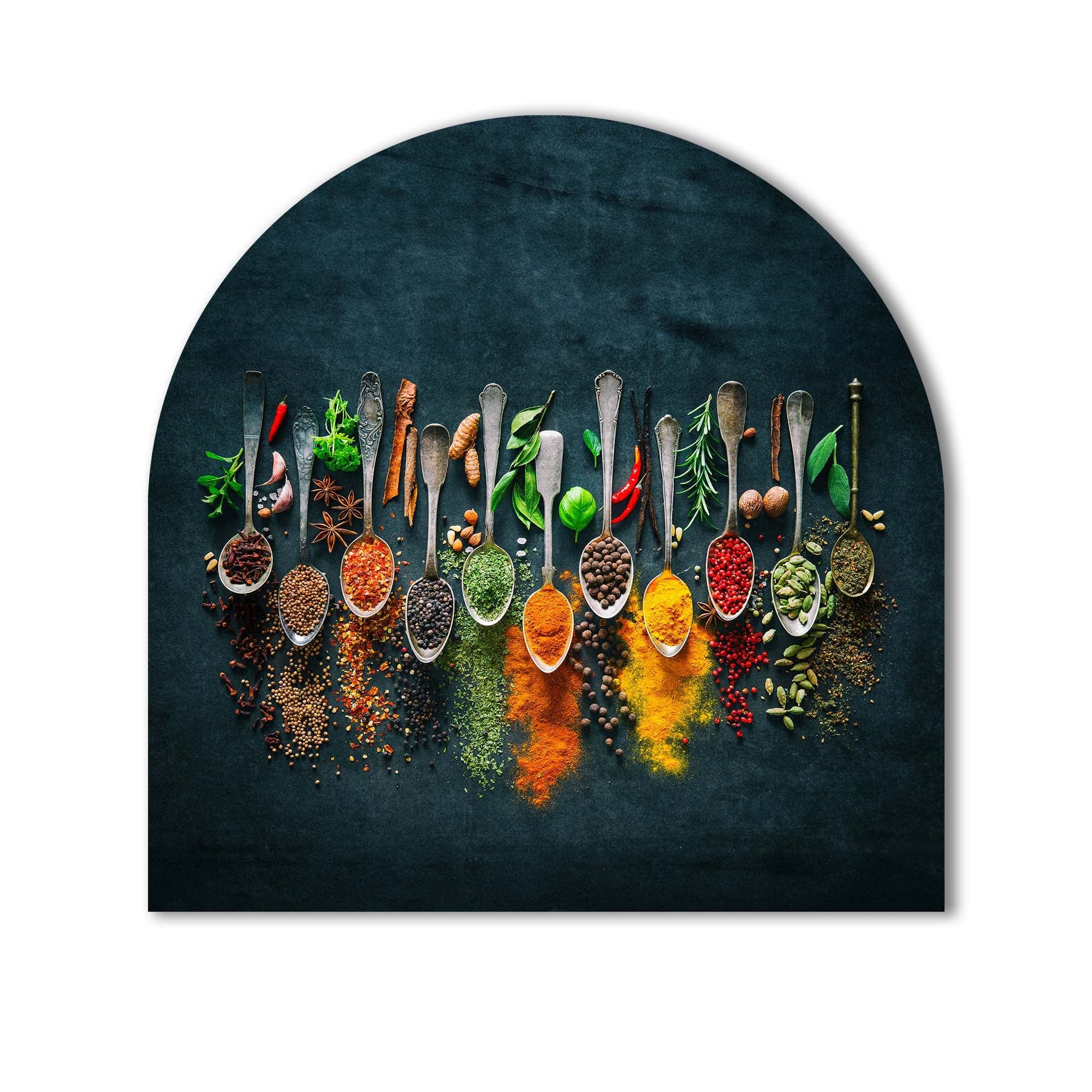 Artronauts Glass Print The Spices - Glass Splashback