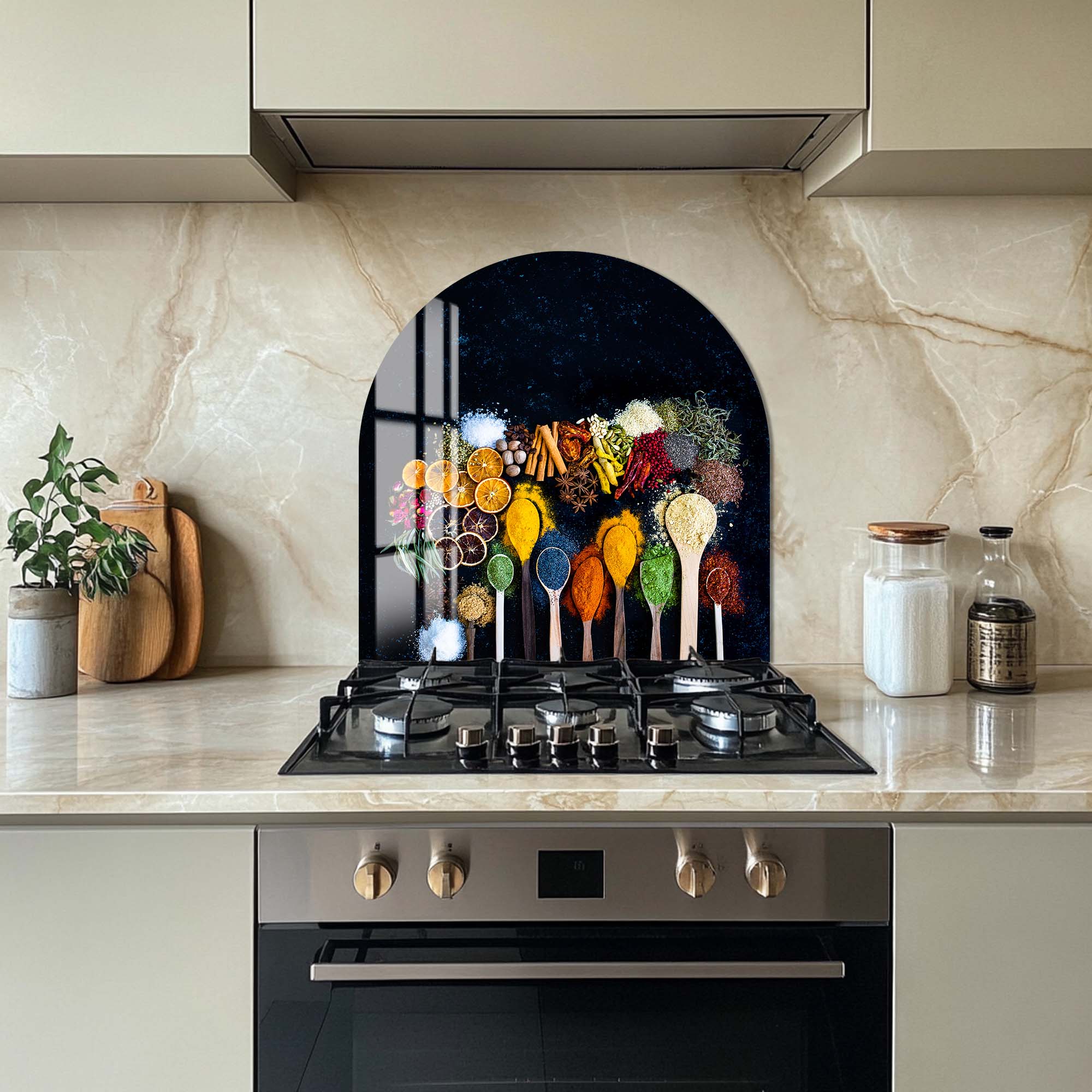 Artronauts Glass Print The Spices II - Glass Splashback