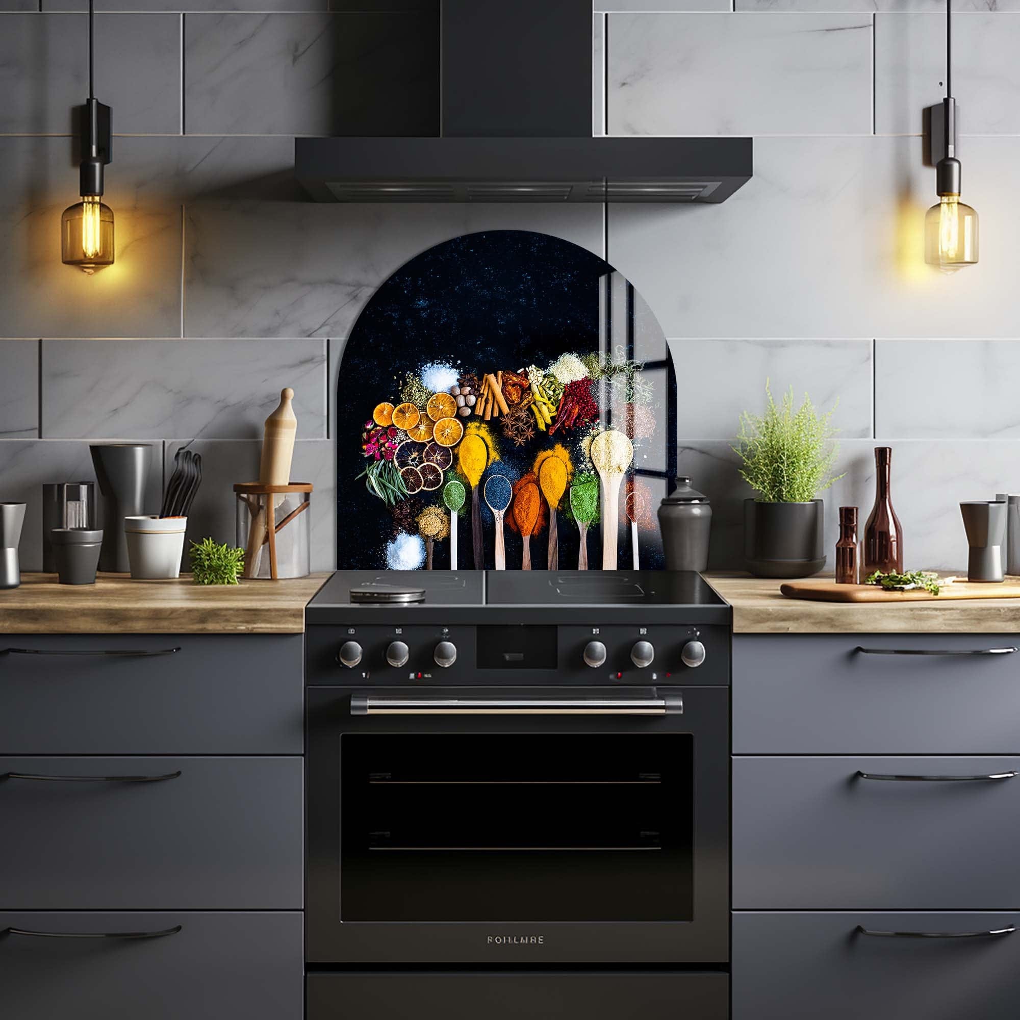 Artronauts Glass Print The Spices II - Glass Splashback