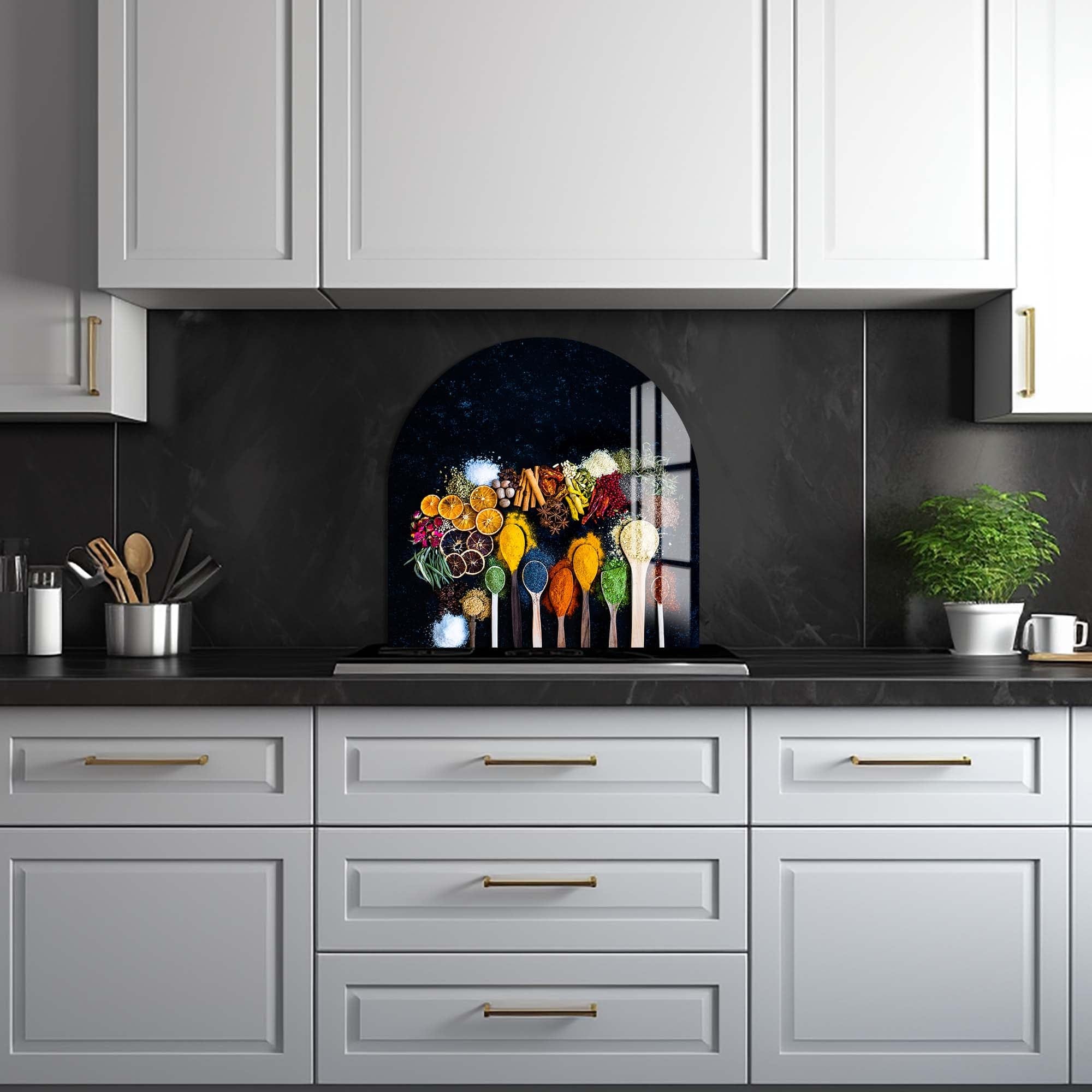 Artronauts Glass Print The Spices II - Glass Splashback