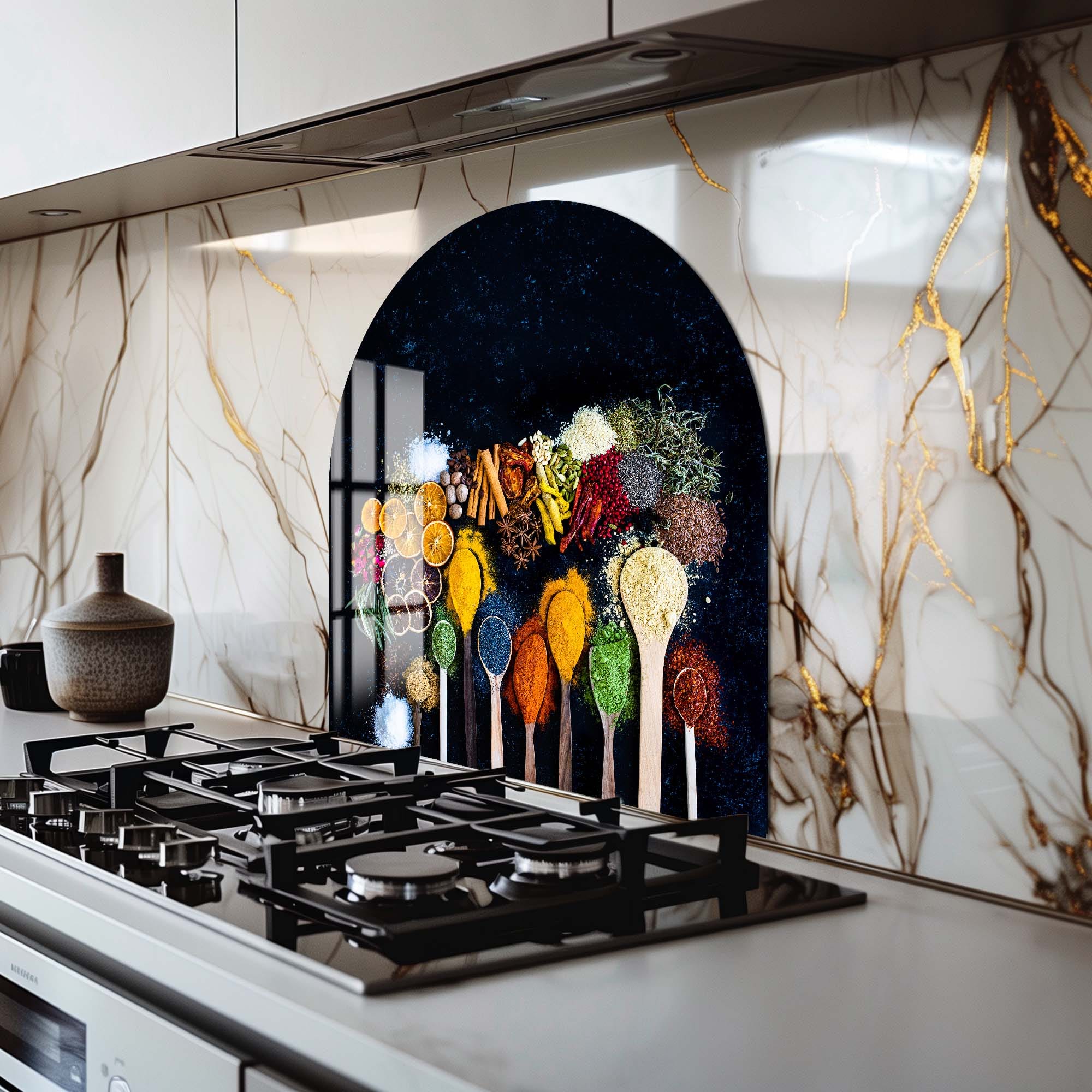 Artronauts Glass Print The Spices II - Glass Splashback