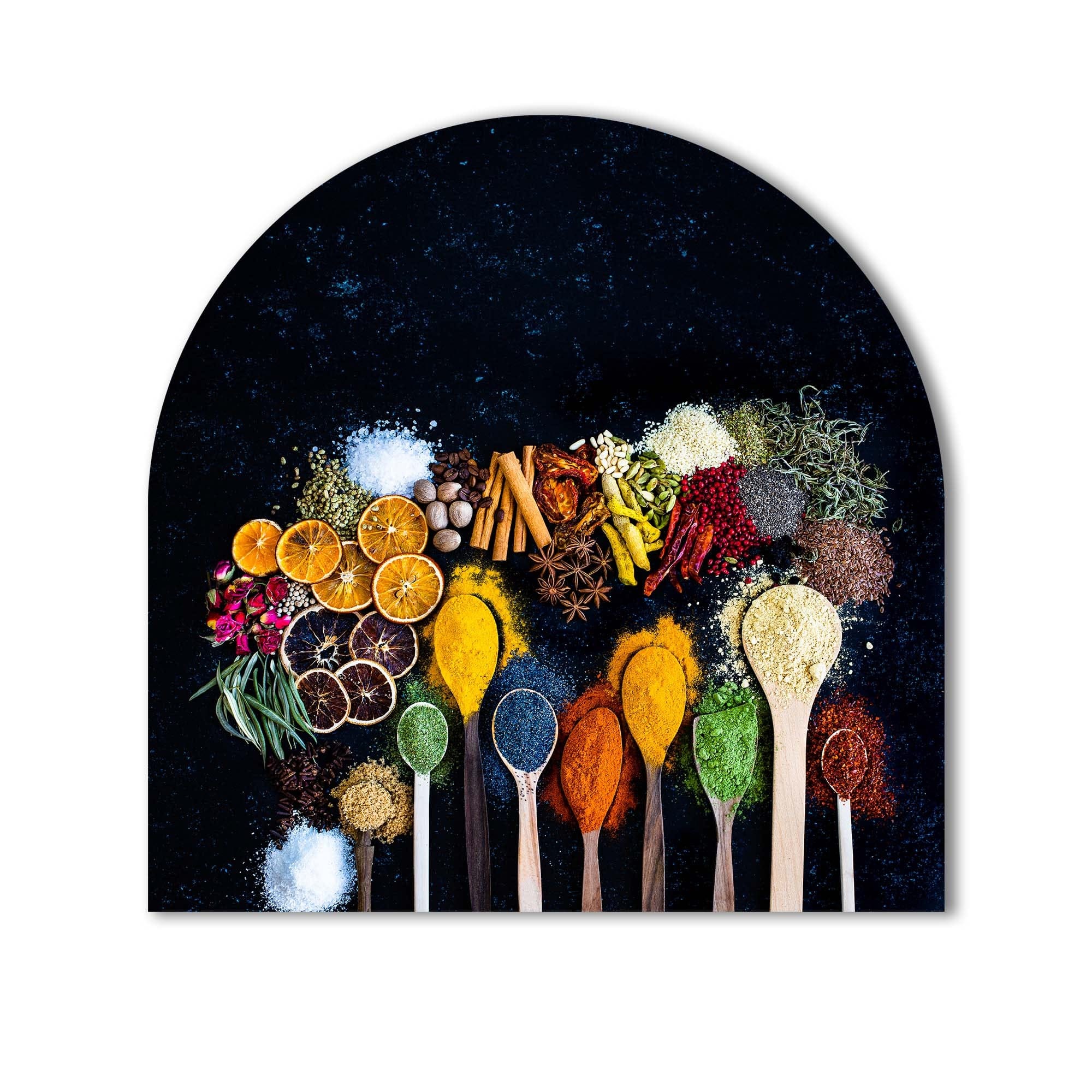 Artronauts Glass Print The Spices II - Glass Splashback